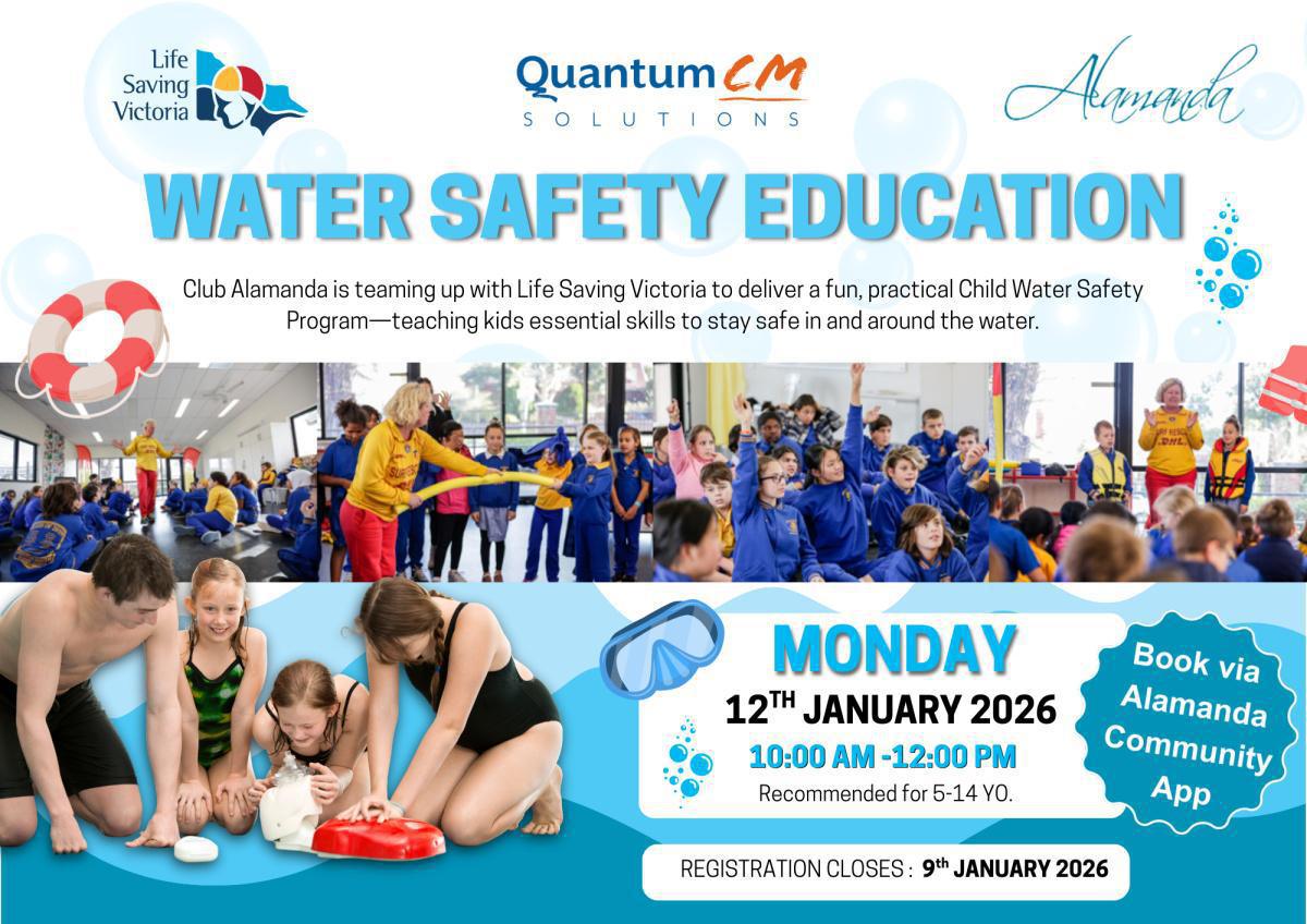 Child Water Safety Education Program at Club Alamanda