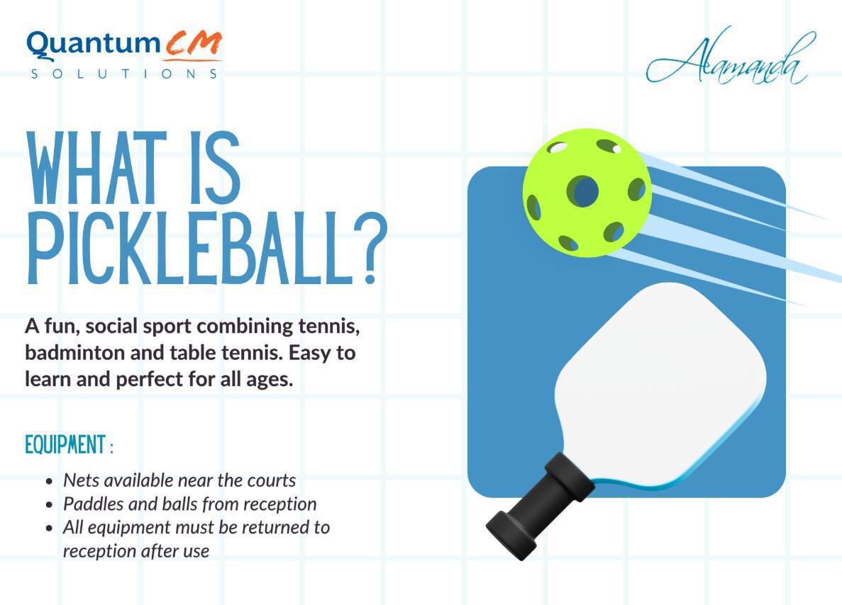 Tennis Court Update & Pickleball Introduction at Club Alamanda! Tennis Court Update & Pickleball Introduction at Club Alamanda!