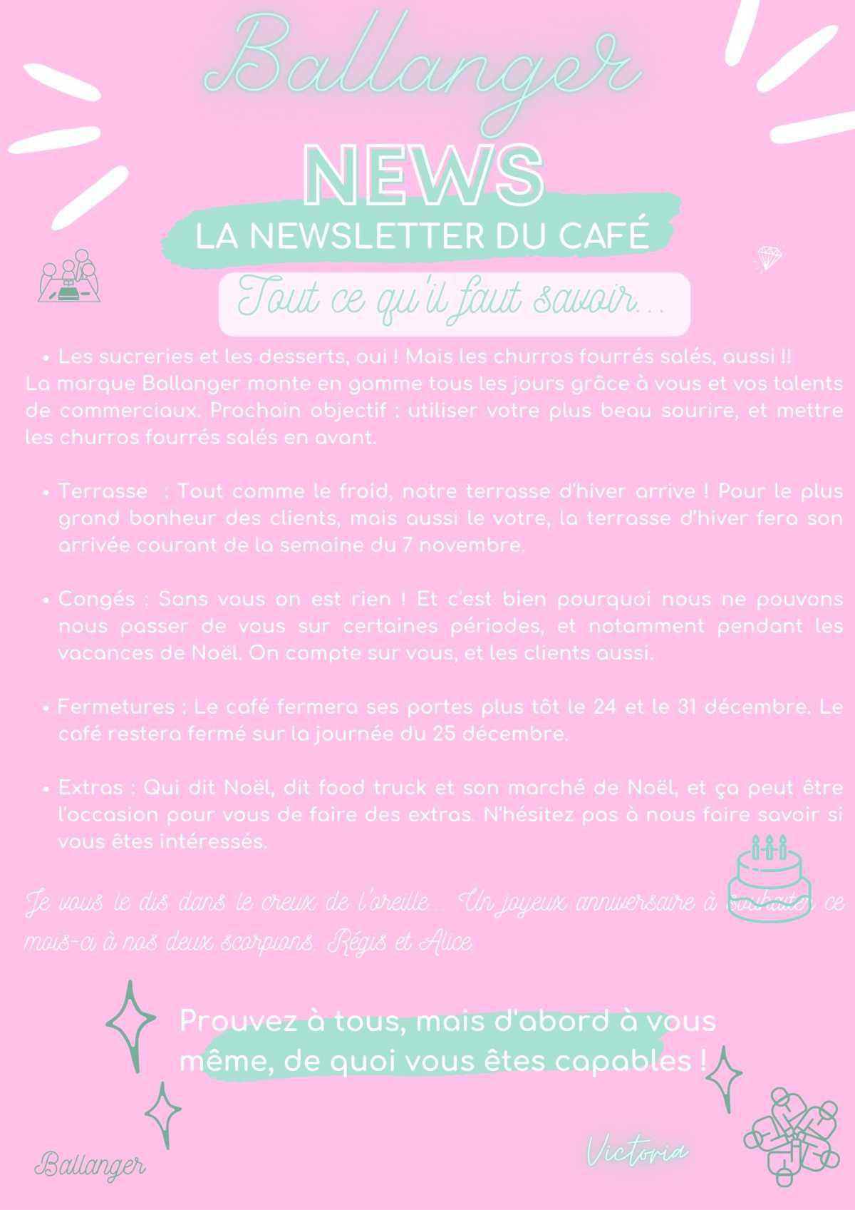 Newsletter Novembre 2022