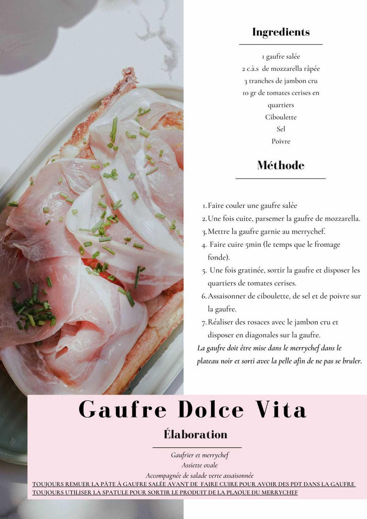 Gaufre Dolce Vita