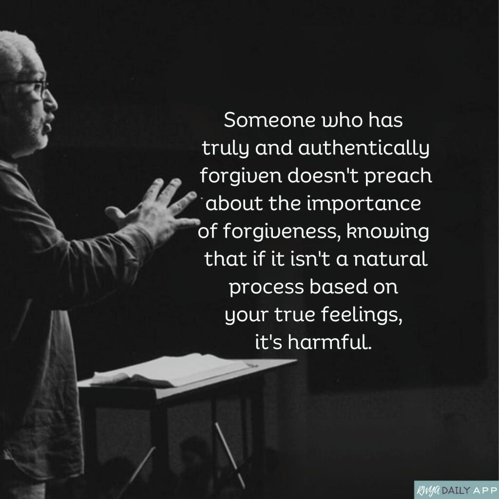 FALSE FORGIVENESS