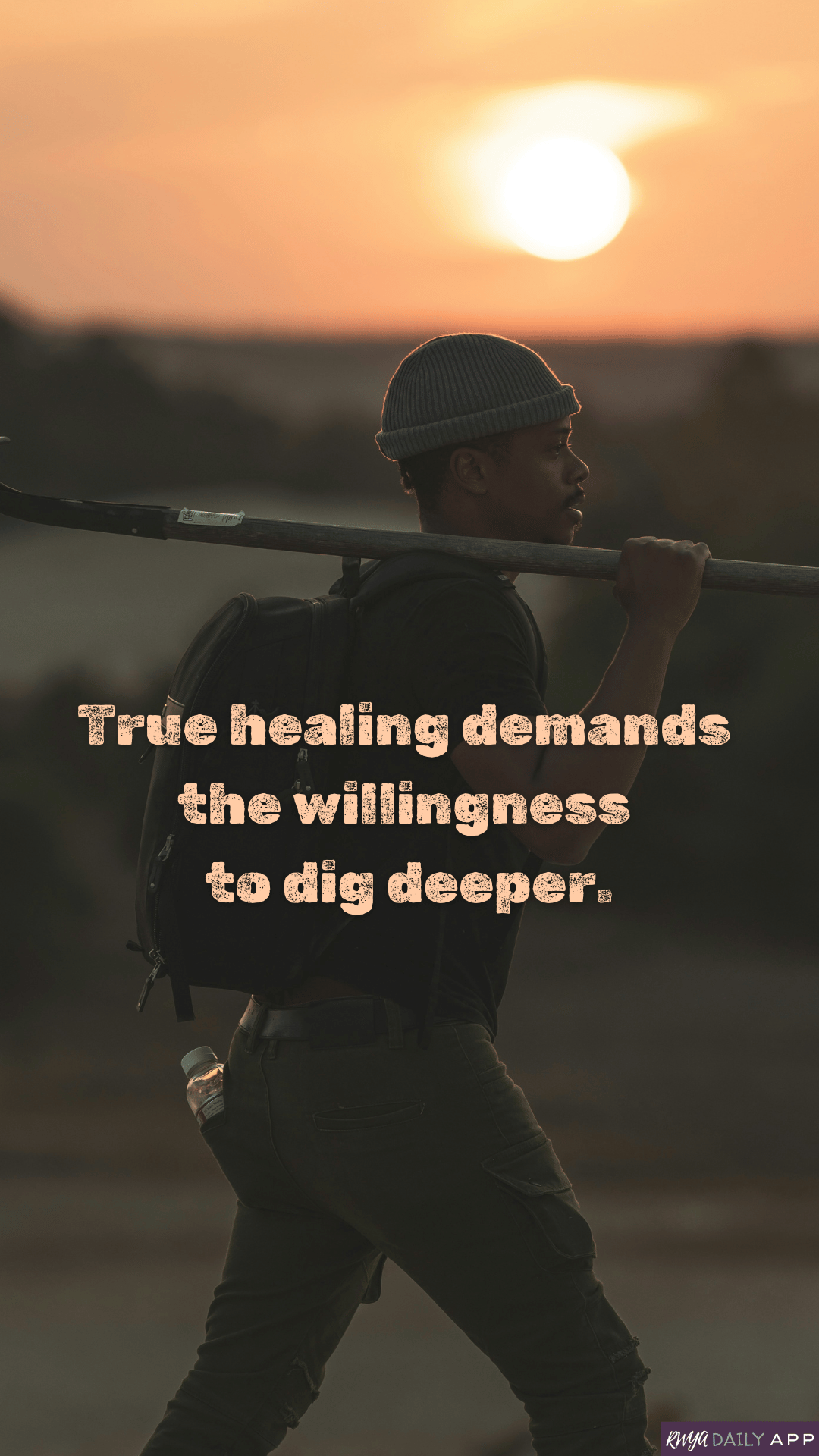 True healing demands the willingness to dig deeper.