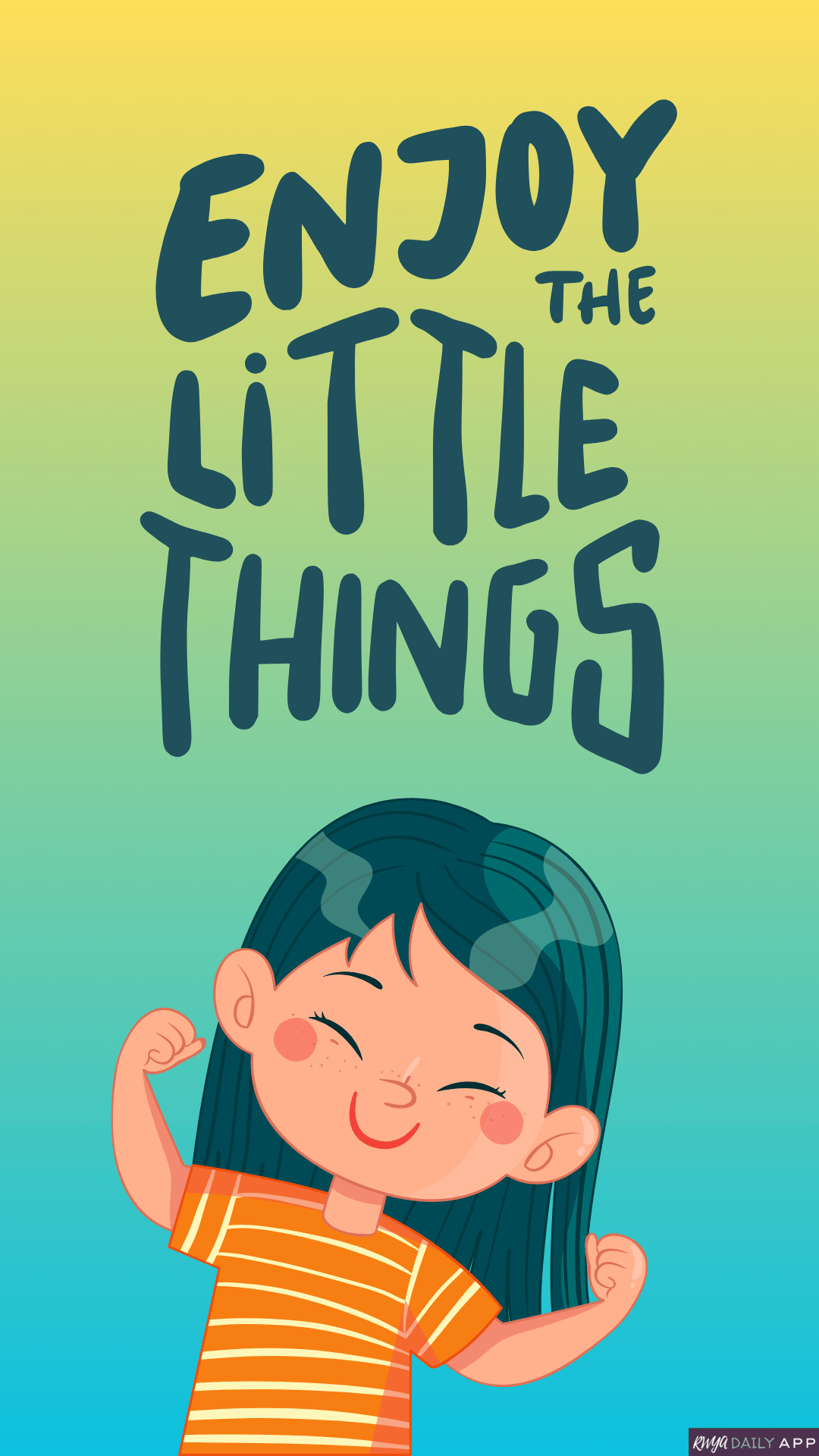Enjoy the little things.