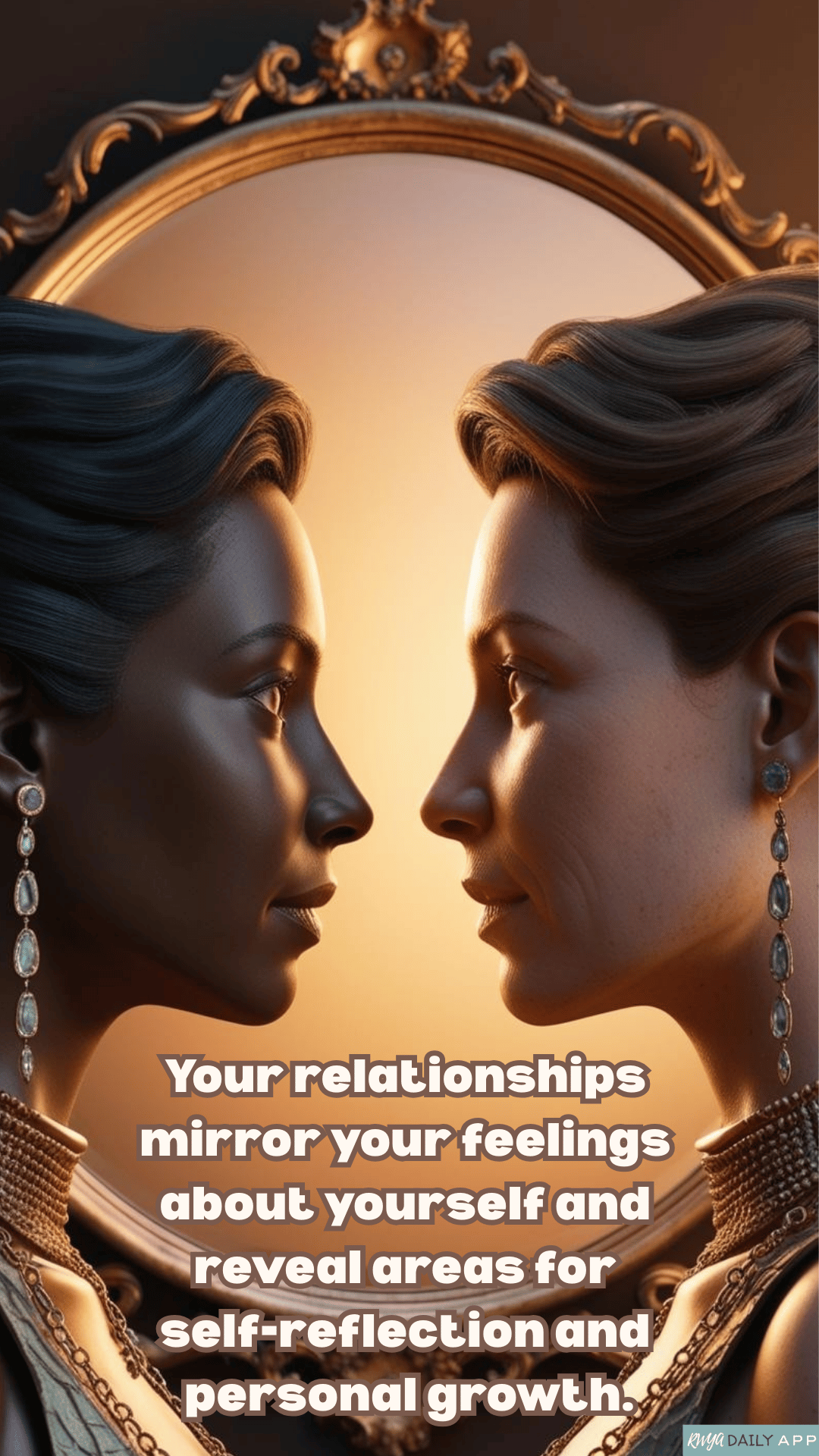 Your relationships mirror your feelings about yourself and reveal areas for self-reflection and personal growth.