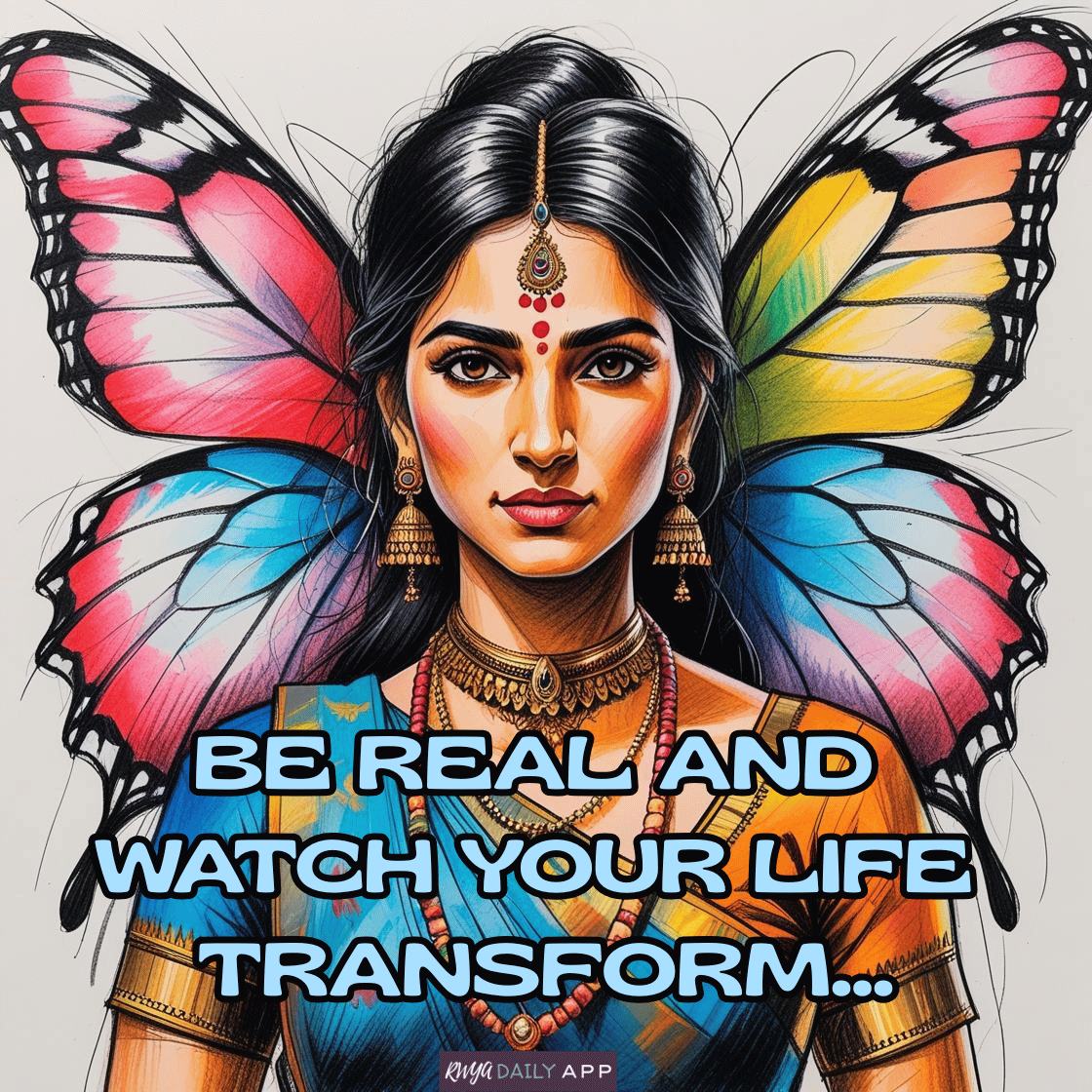 Be real and watch your life transform...