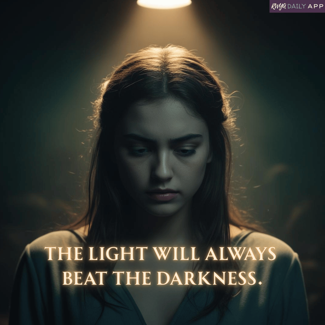 The light will always beat the darkness.