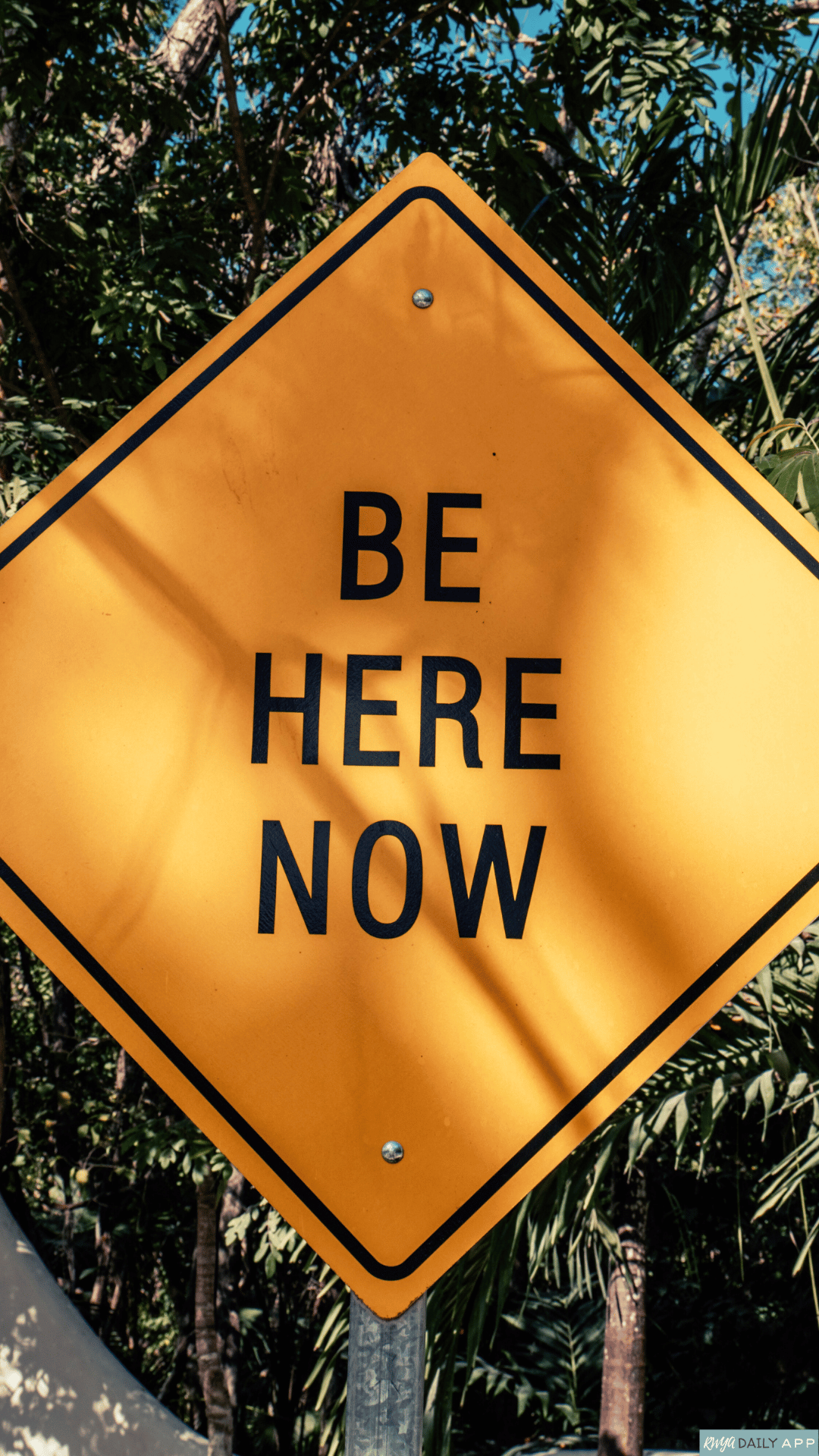 WALLPAPER Be here now. 