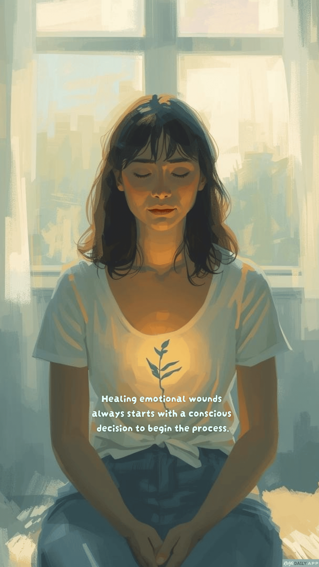 WALLPAPER Healing emotional wounds always starts with a conscious decision to begin the process.