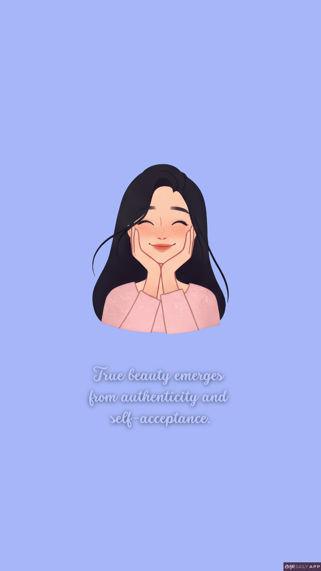 WALLPAPER True beauty emerges from authenticity and self-acceptance.