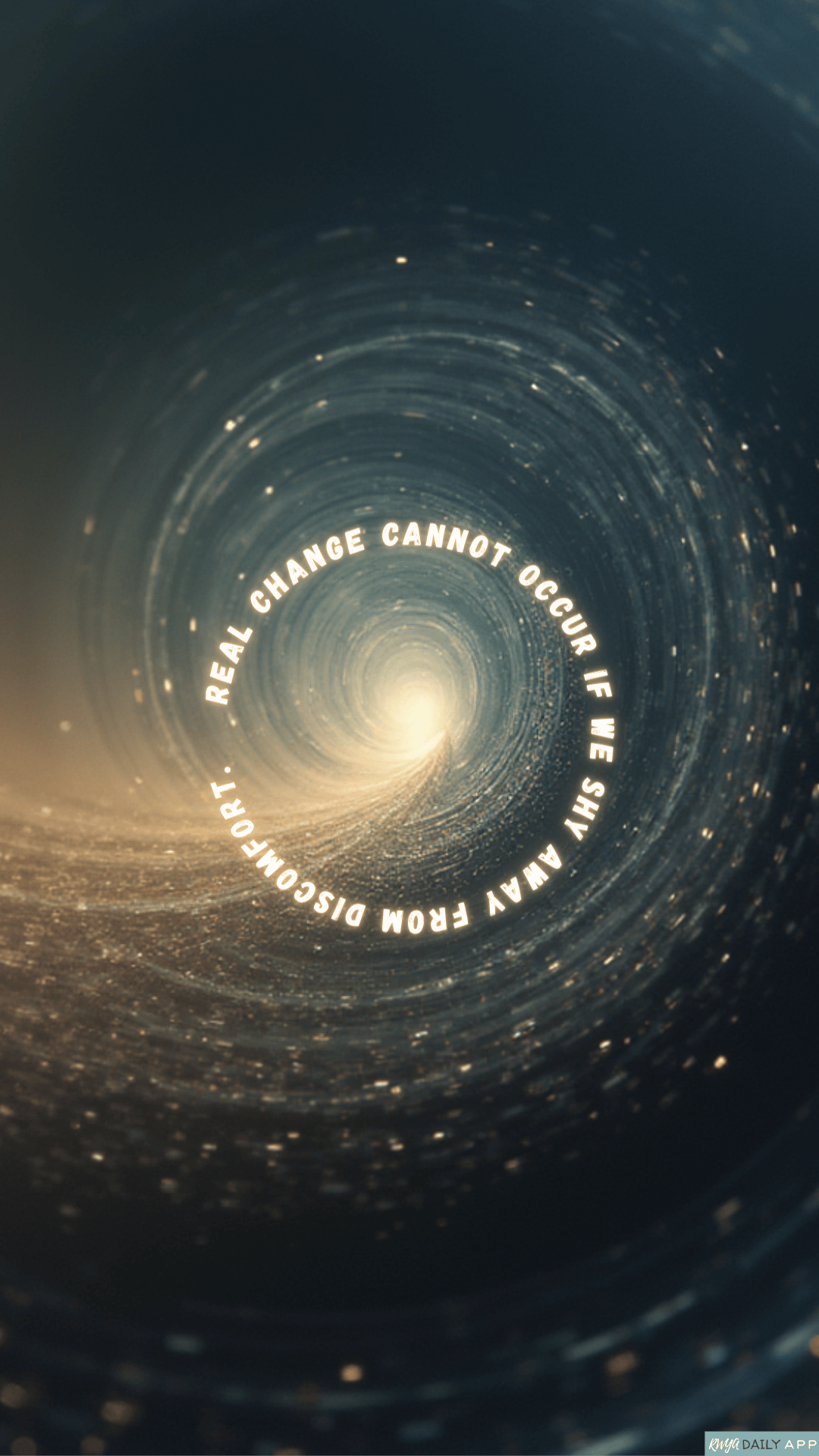 WALLPAPER Real change cannot occur if we shy away from discomfort. 