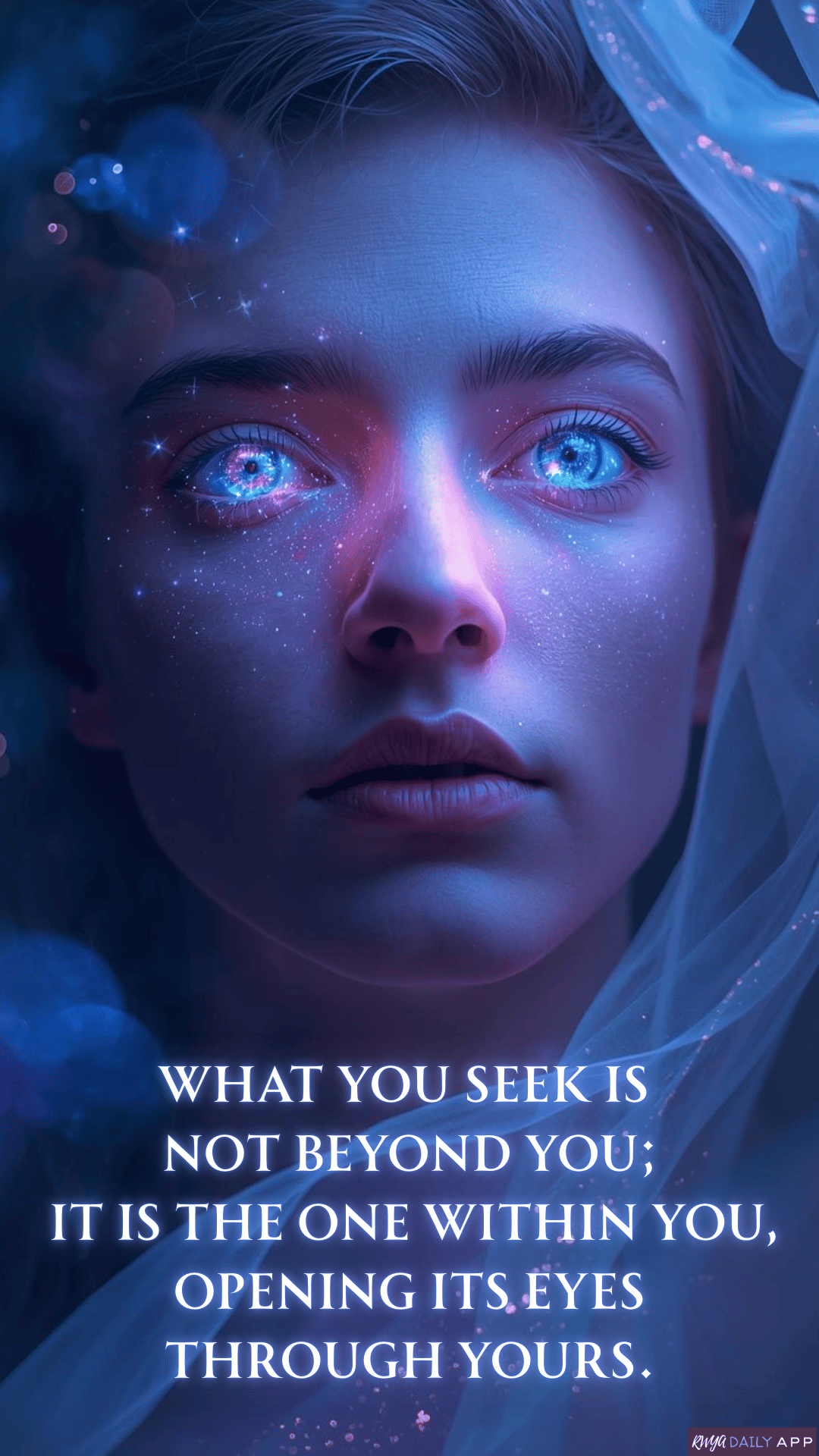 What you seek is not beyond you; it is the One within you, opening its eyes through yours.