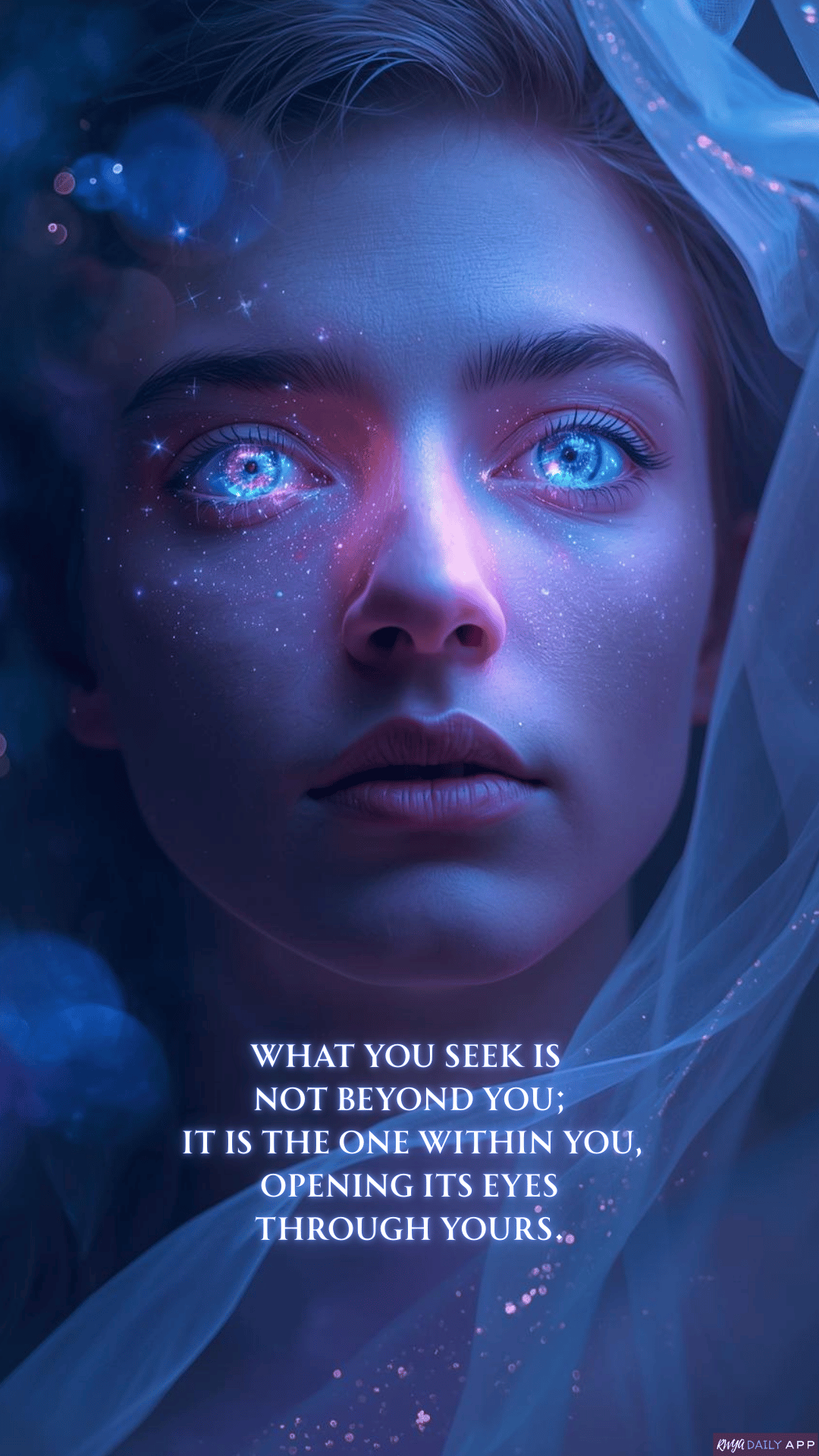 WALLPAPER What you seek is not beyond you; it is the One within you, opening its eyes through yours. 