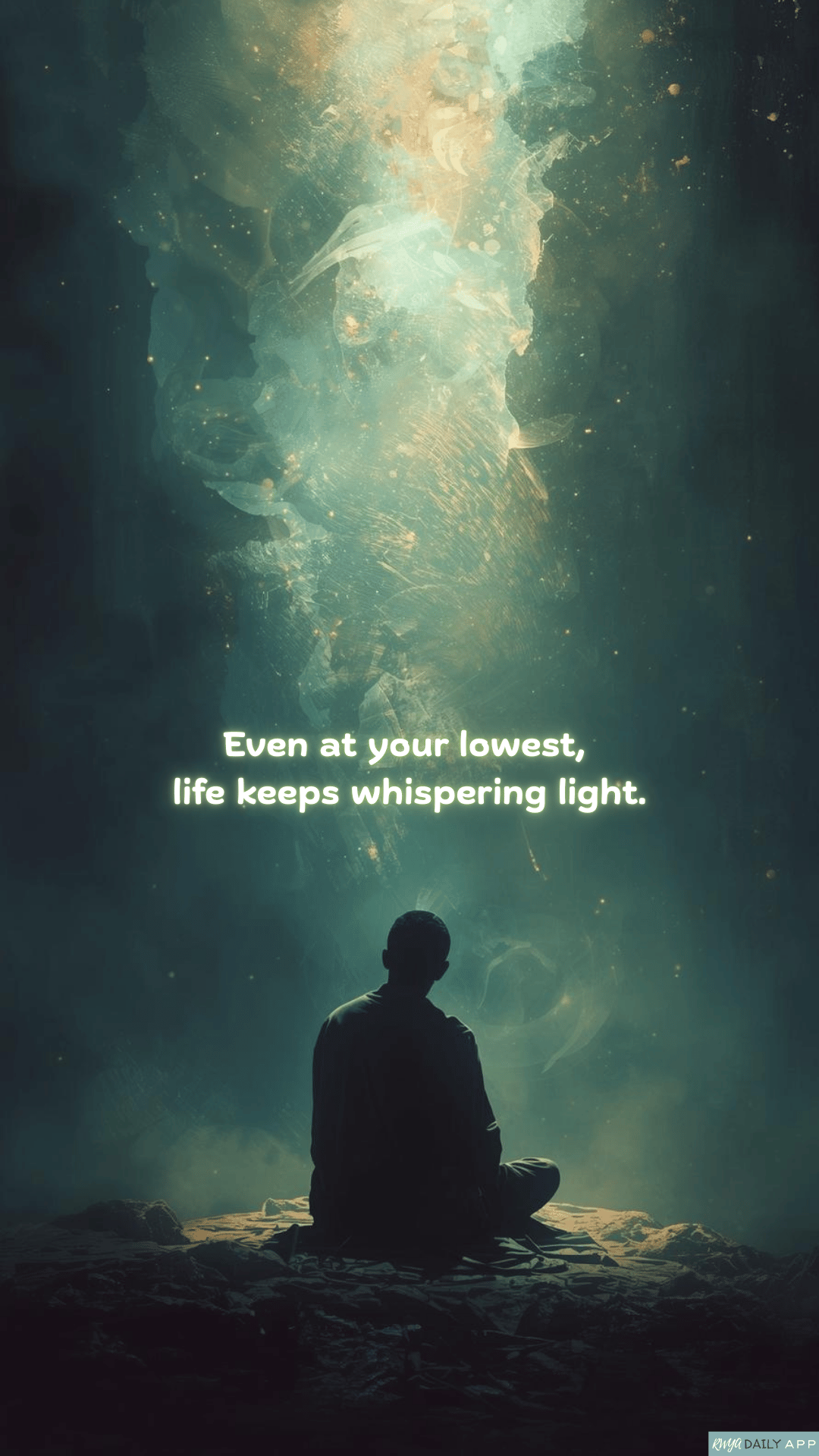Even at your lowest, life keeps whispering light. 