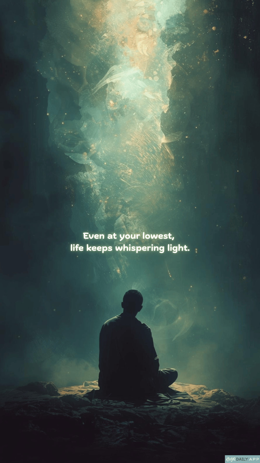 WALLPAPER Even at your lowest, life keeps whispering light.  