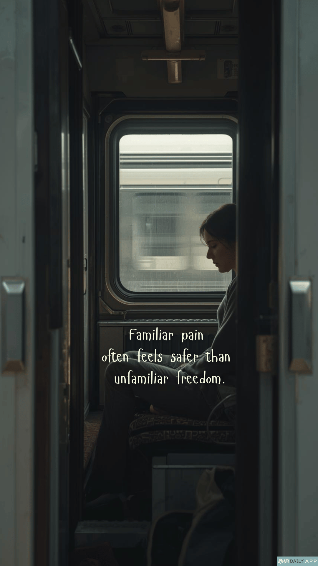 Familiar pain often feels safer than unfamiliar freedom. 