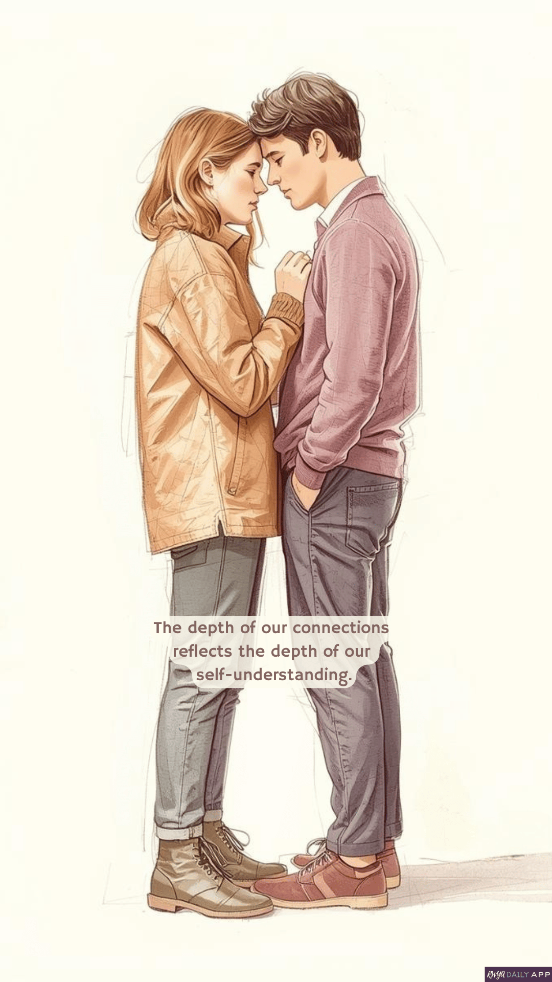 WALLPAPER The depth of our connections reflects the depth of our self-understanding.