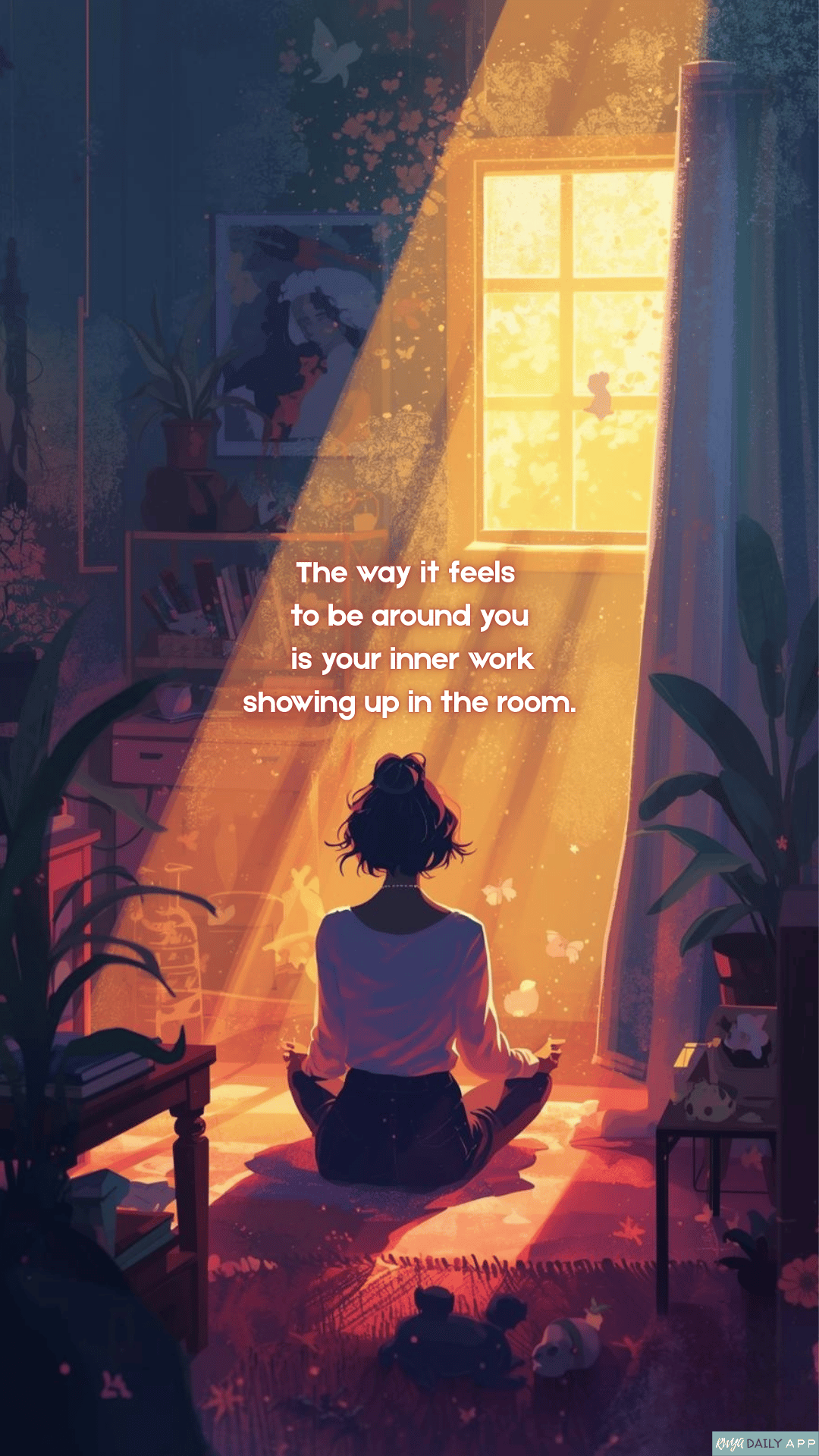 The way it feels to be around you is your inner work, showing up in the room.