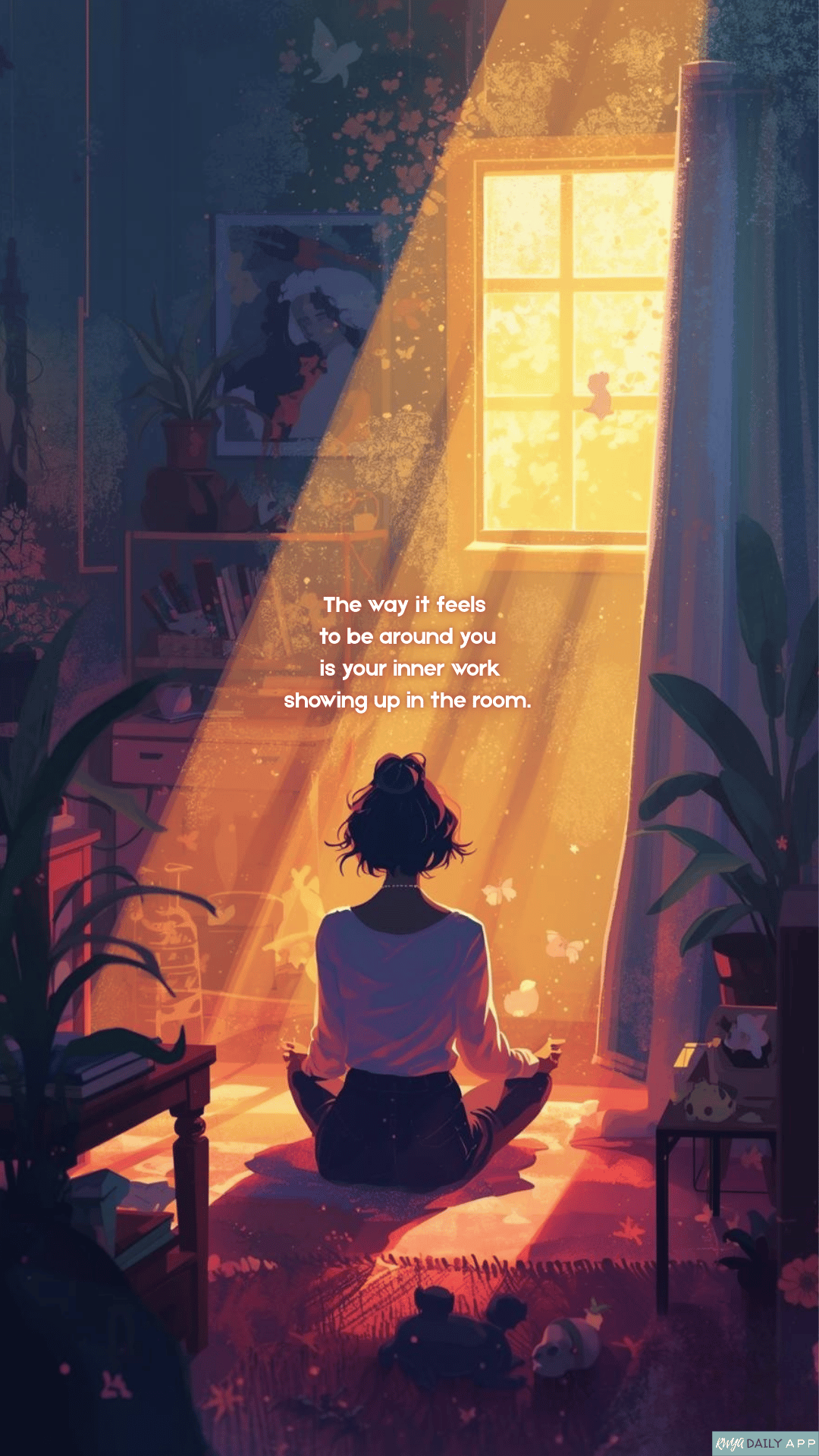 WALLPAPER The way it feels to be around you is your inner work, showing up in the room.