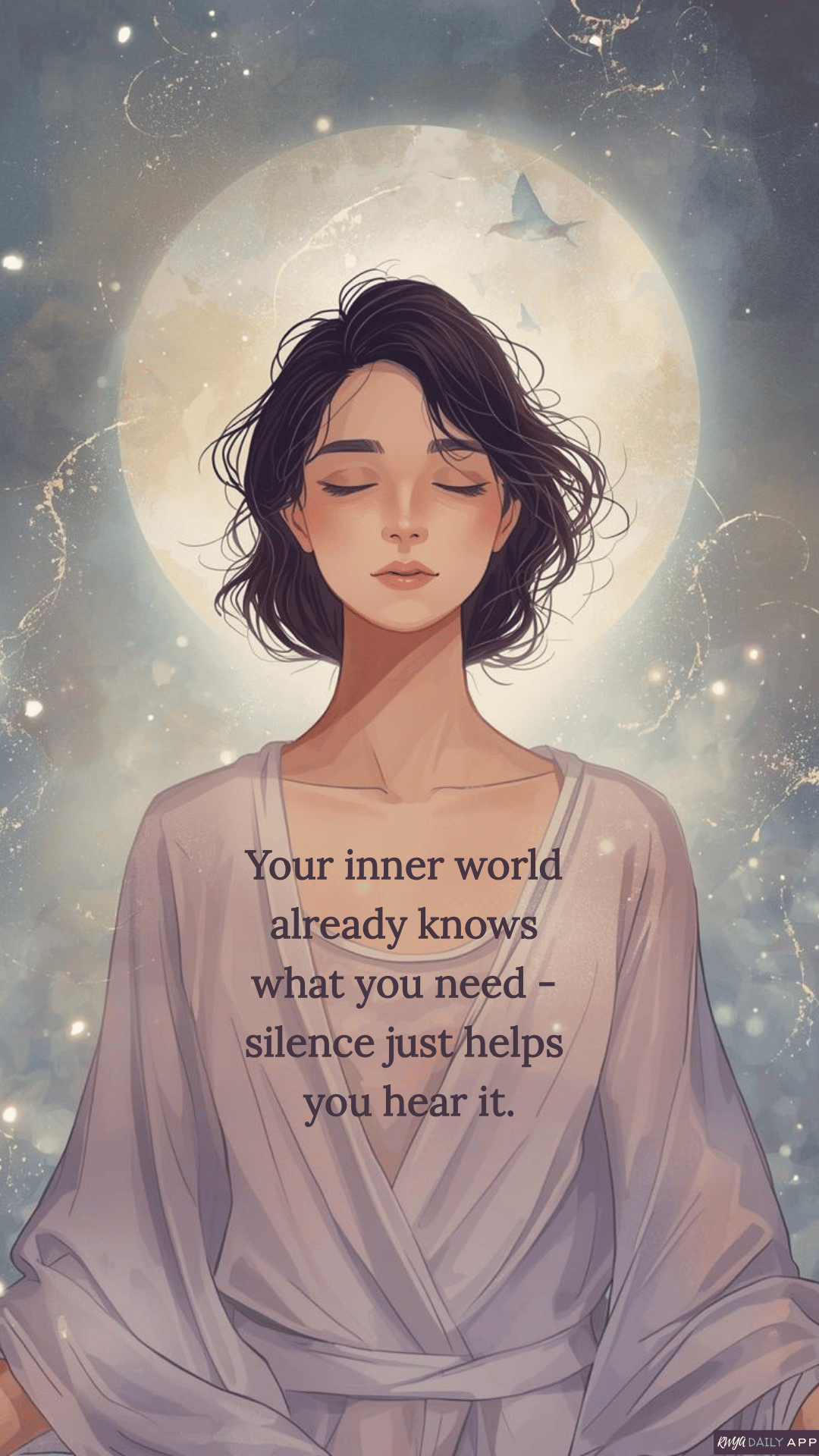 Your inner world already knows what you need - silence just helps you hear it.