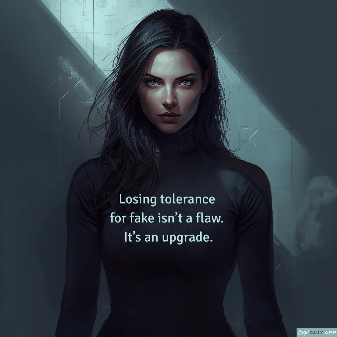 Losing tolerance for fake isn’t a flaw. It’s an upgrade.