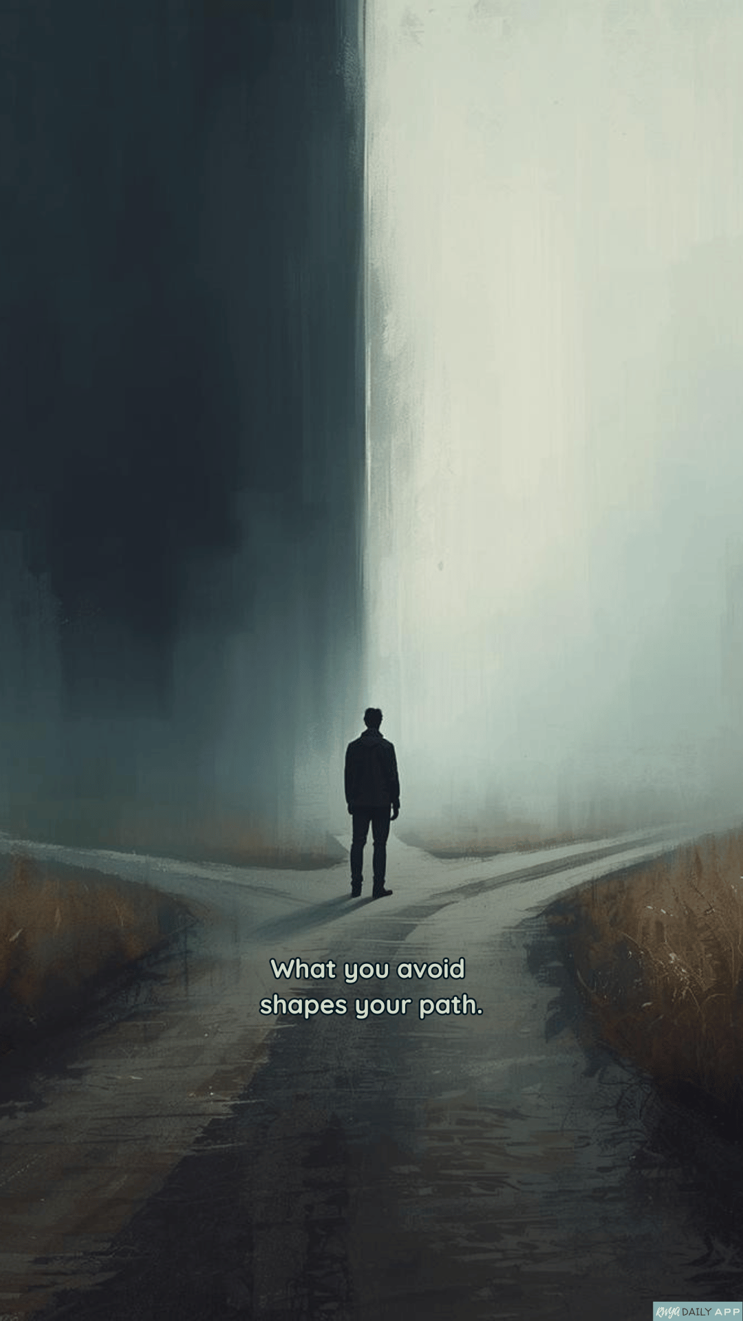 WALLPAPER What you avoid shapes your path. 