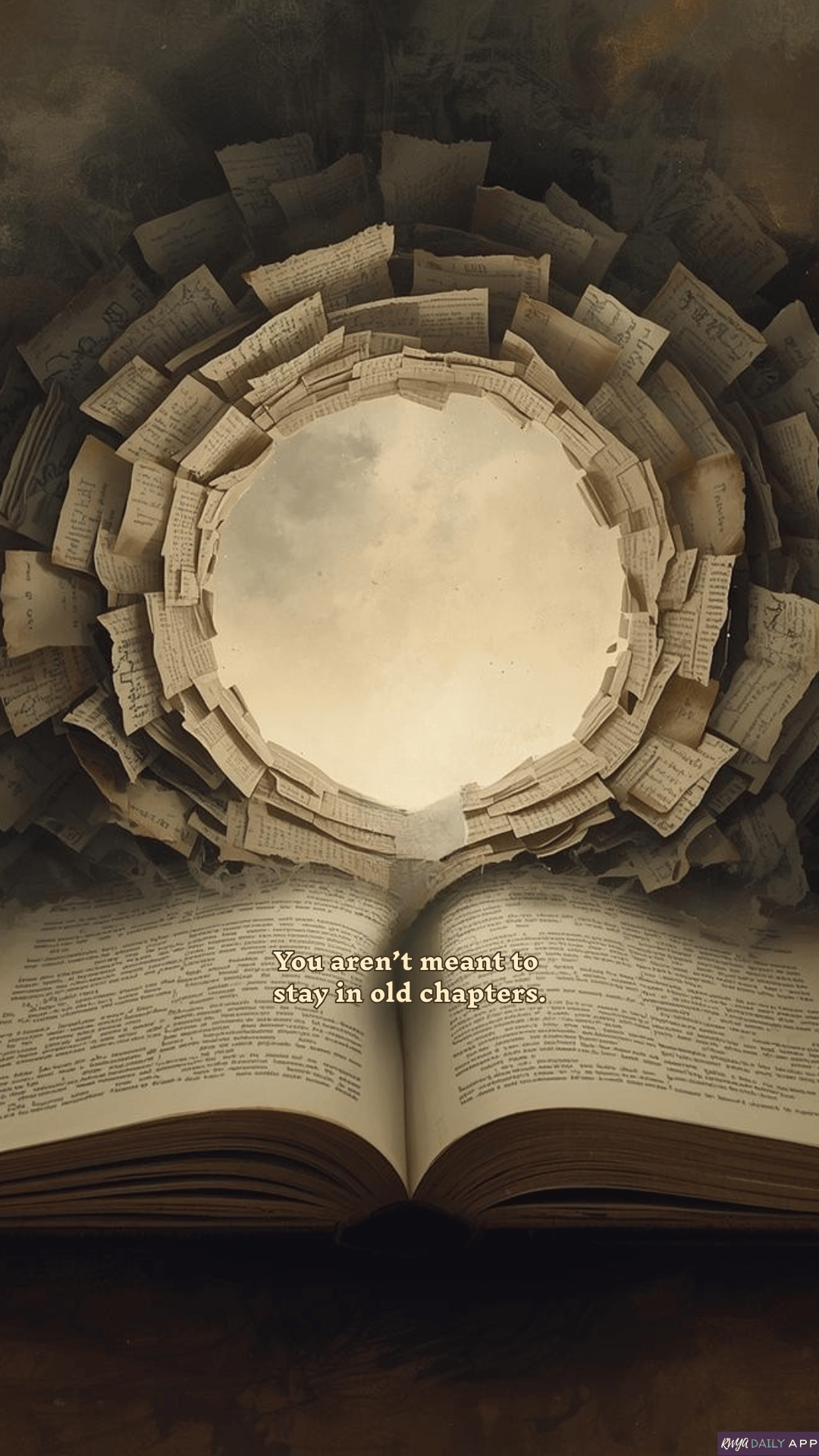 WALLPAPER You aren't meant to stay in old chapters.