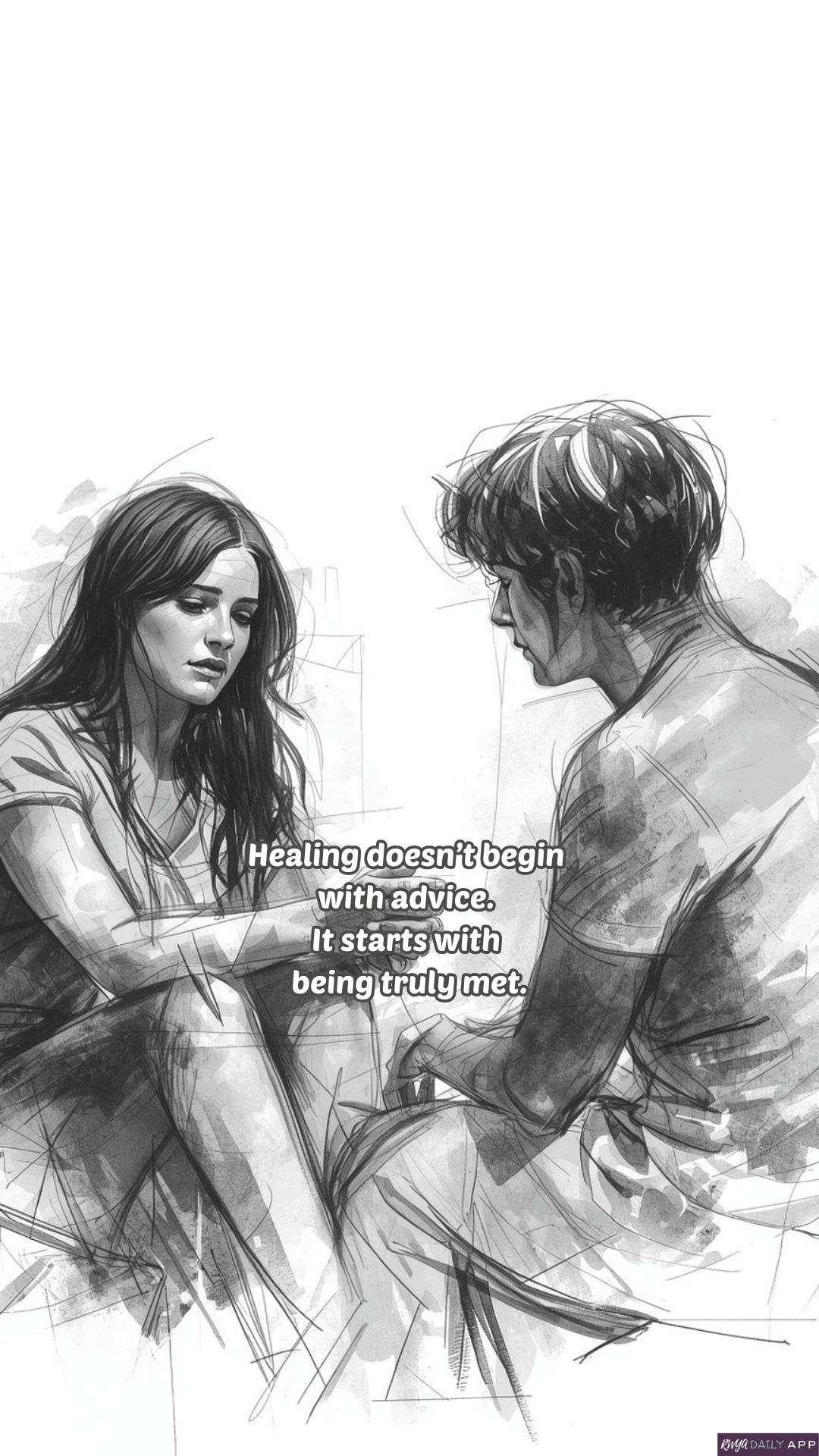 WALLPAPER Healing doesn’t begin with advice. It starts with being truly met.