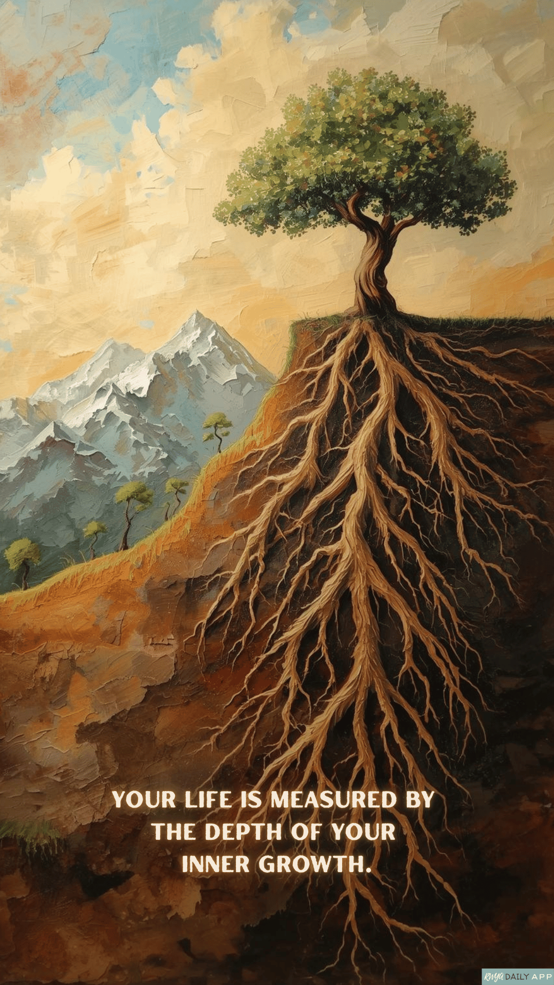 Your life is measured by the depth of your inner growth. 