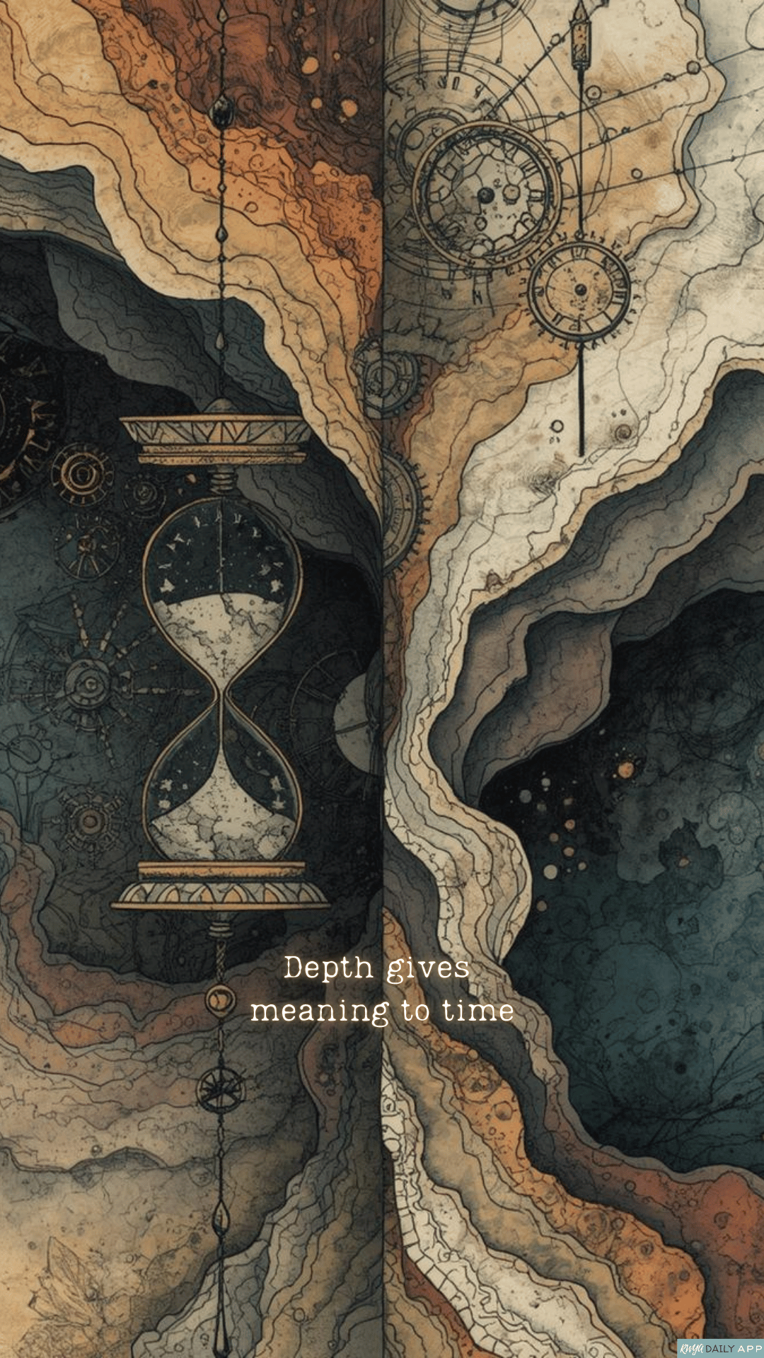 WALLPAPER Depth gives meaning to time.