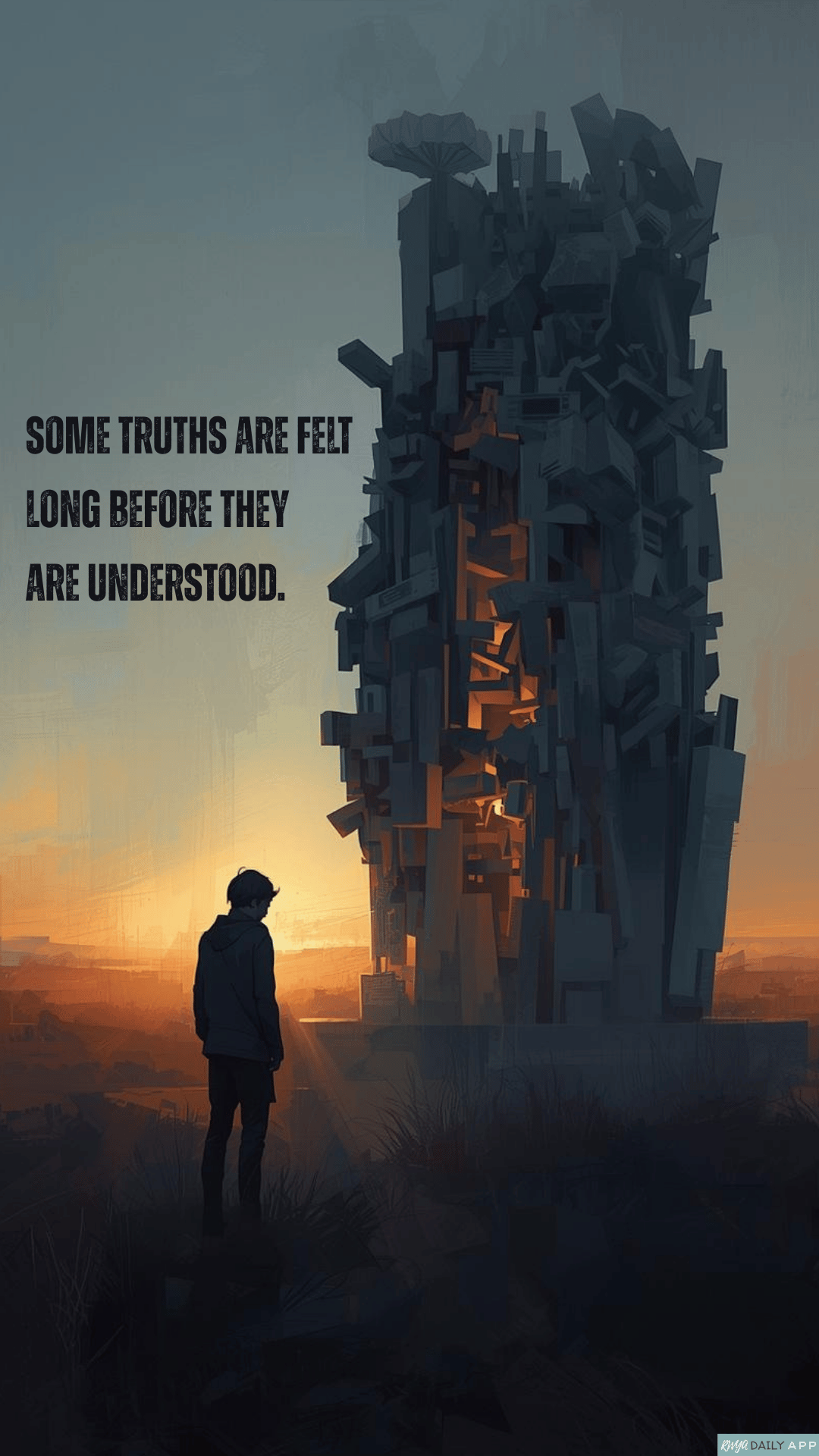 Some truths are felt long before they are understood.