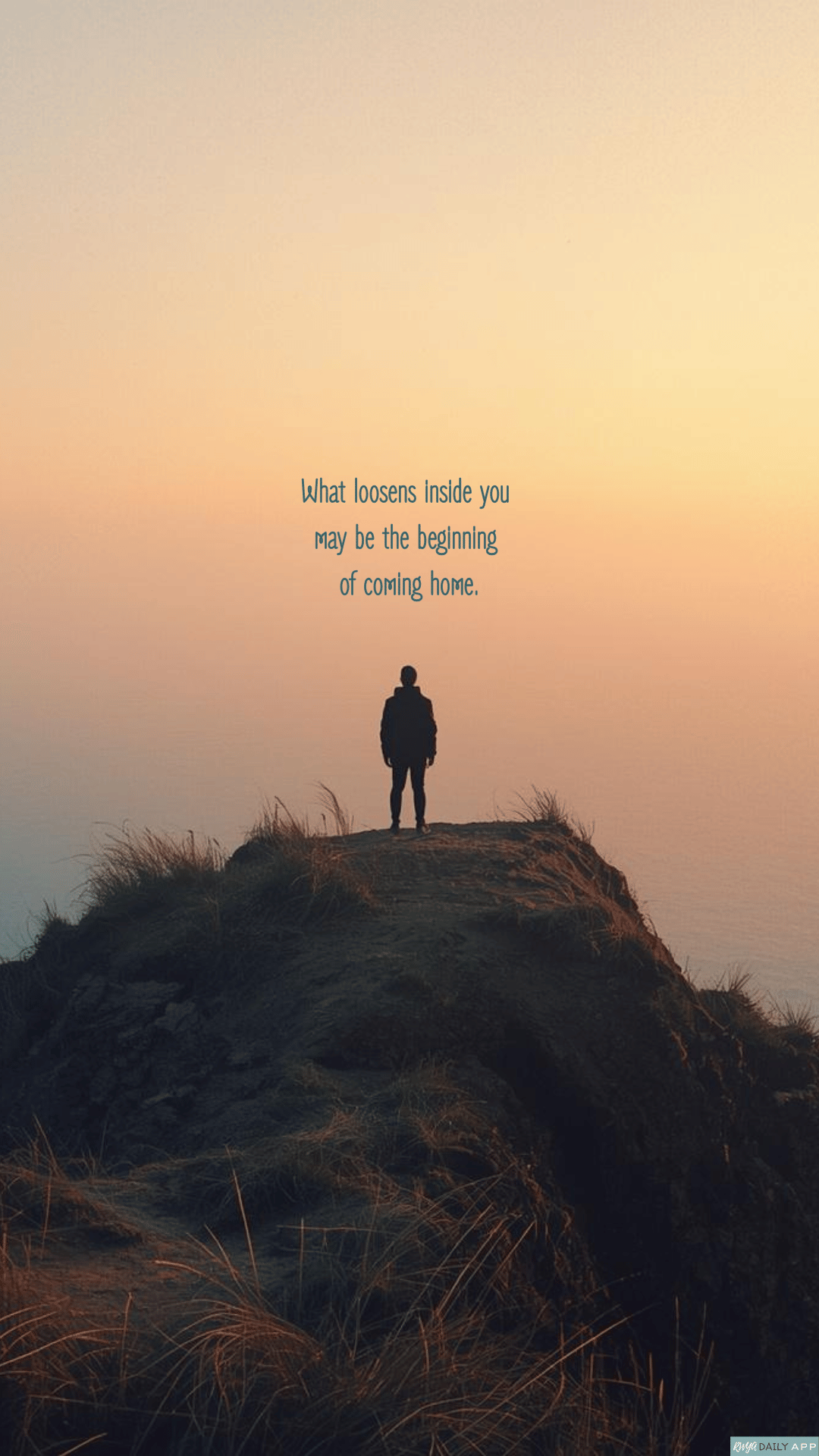 WALLPAPER What loosens inside you may be the beginning of coming home.