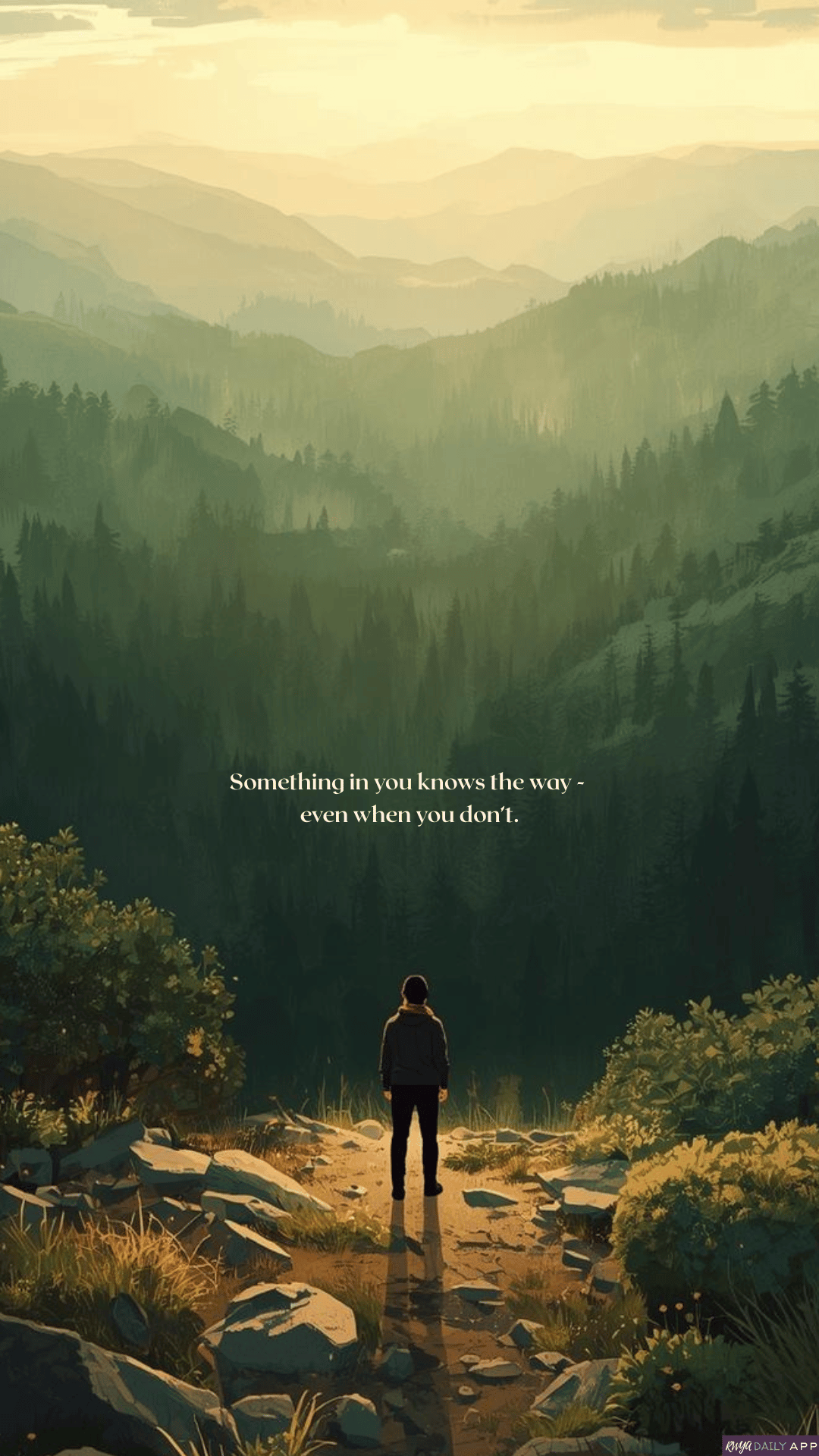 WALLPAPER Something in you knows the way - even when you don’t.