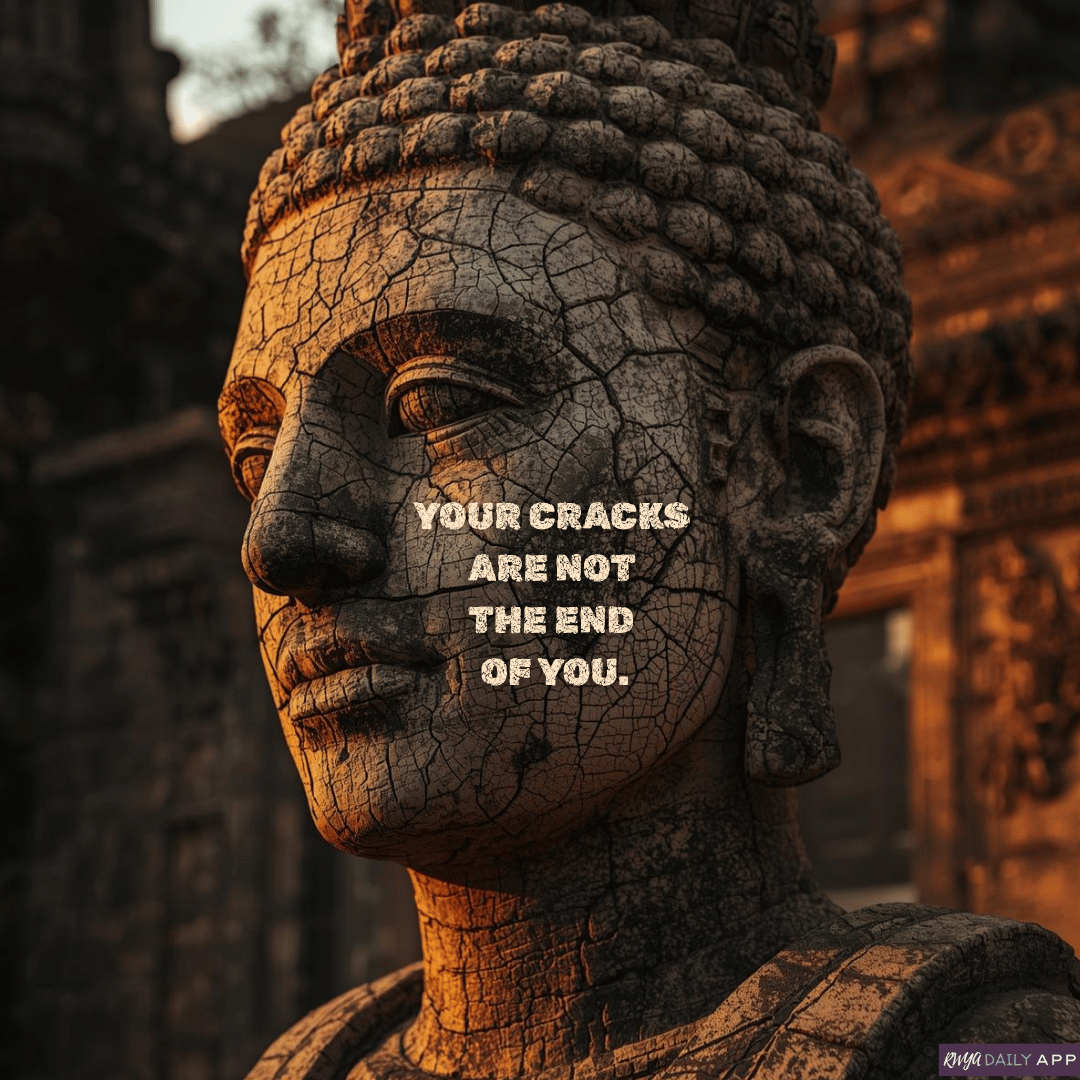 Your cracks are not the end of you.