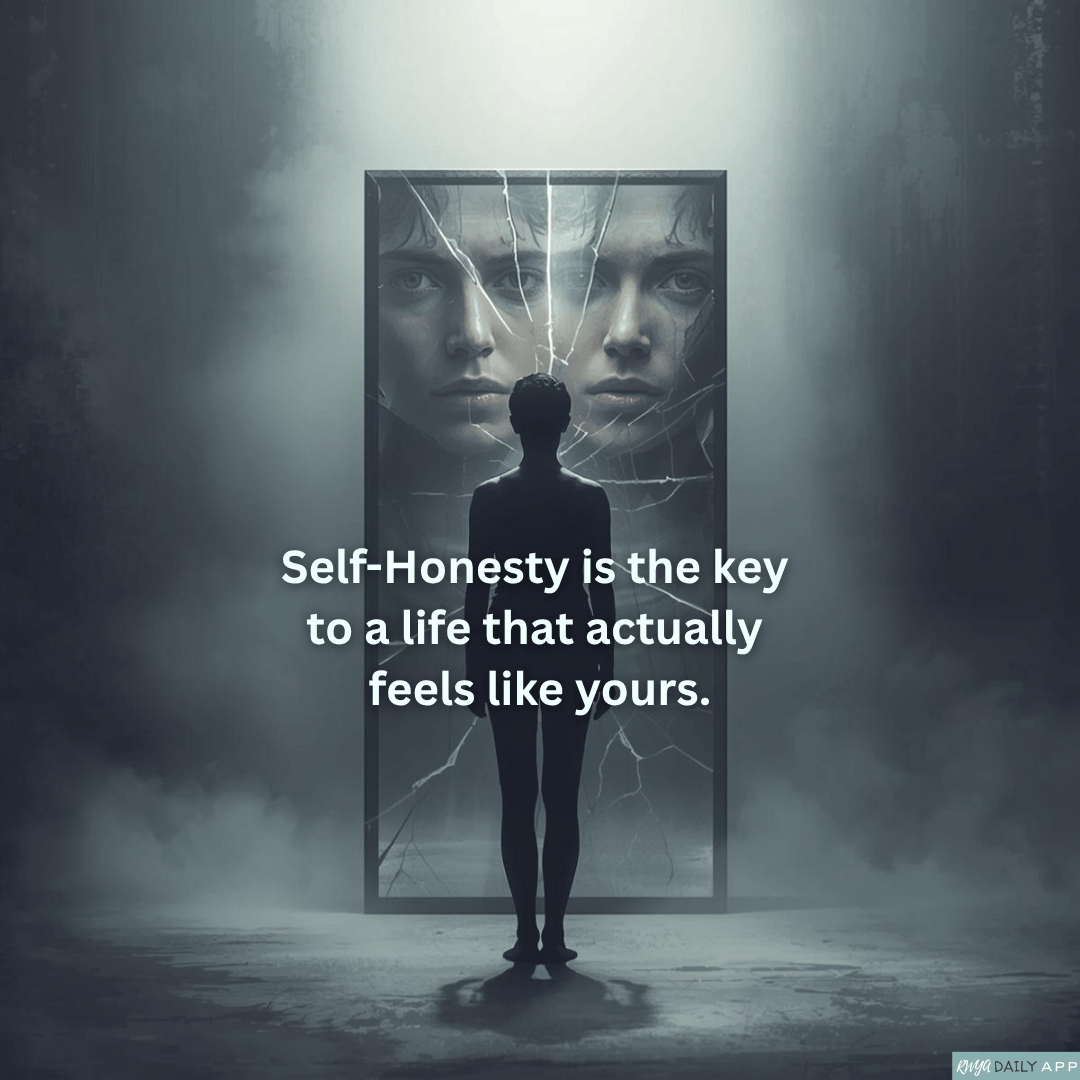 Self-Honesty is the key to a life that actually feels like yours.