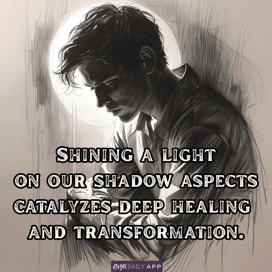 Shining a light on our shadow aspects catalyzes deep healing and transformation.