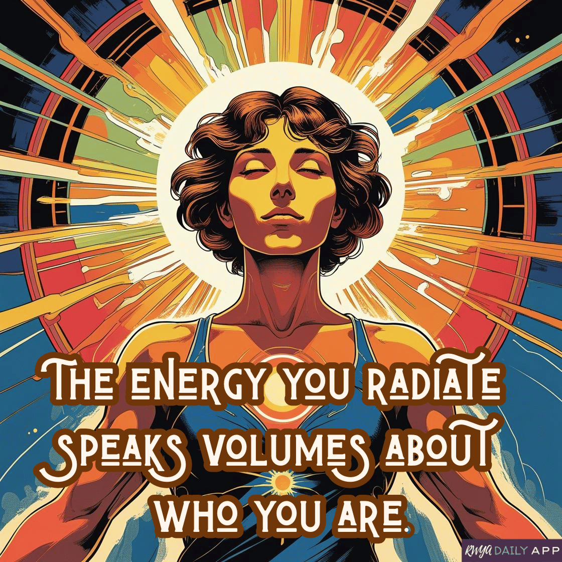 The energy you radiate speaks volumes about who you are.
