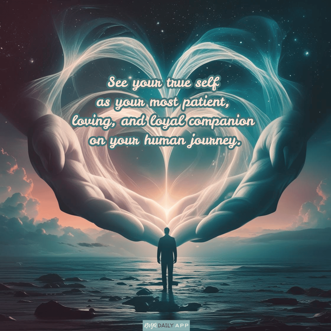 See your true self as your most patient, loving, and loyal companion on your human journey.