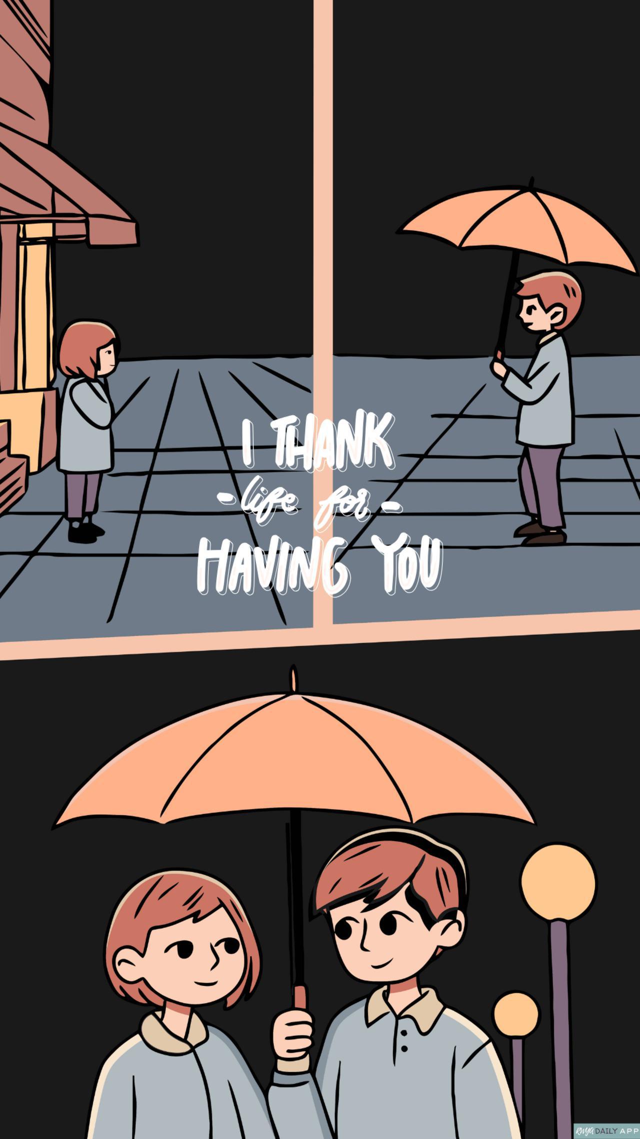 WALLPAPER I thank life for having you. 
