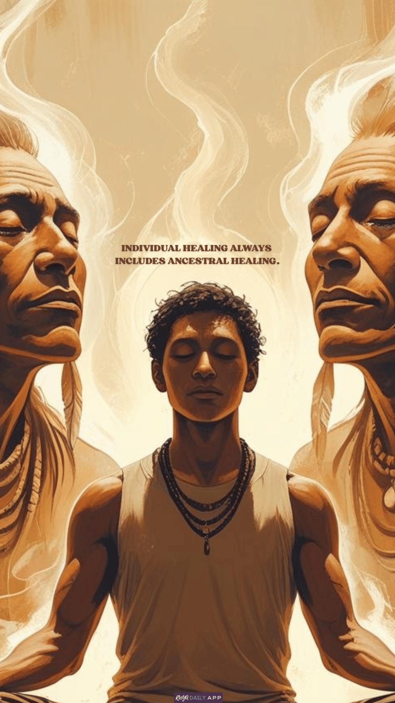 WALLPAPER Individual healing always includes ancestral healing.