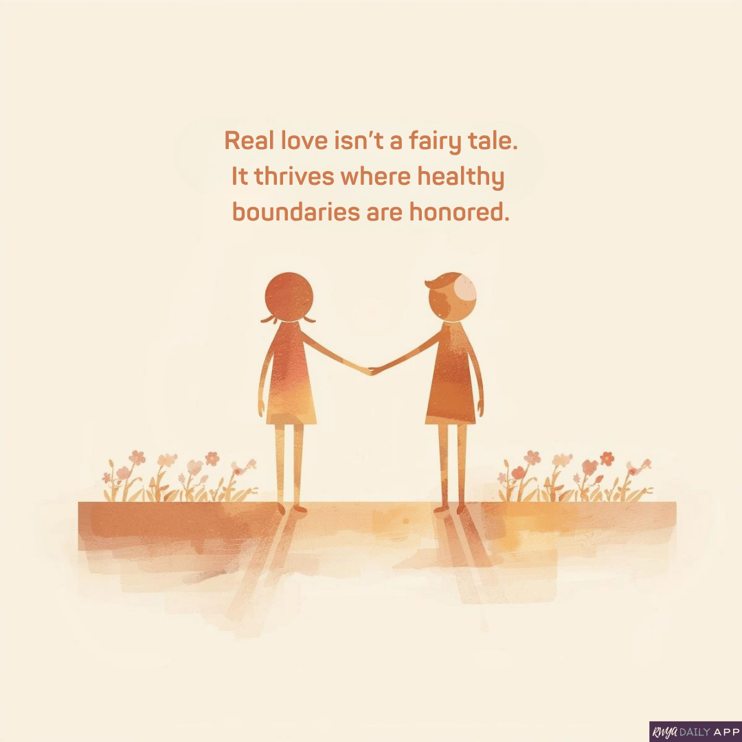Real love isn’t a fairy tale. It thrives where healthy boundaries are honored.