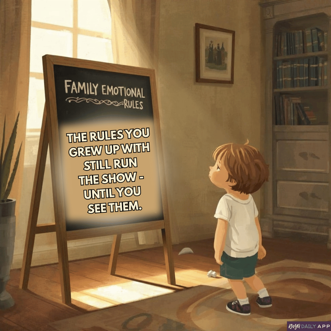 The rules you grew up with still run the show - until you see them.