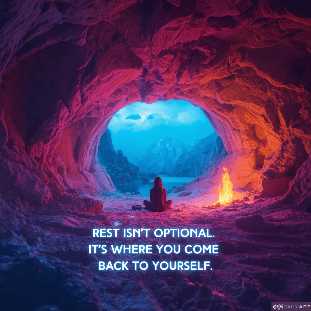 Rest isn’t optional. It’s where you come back to yourself.