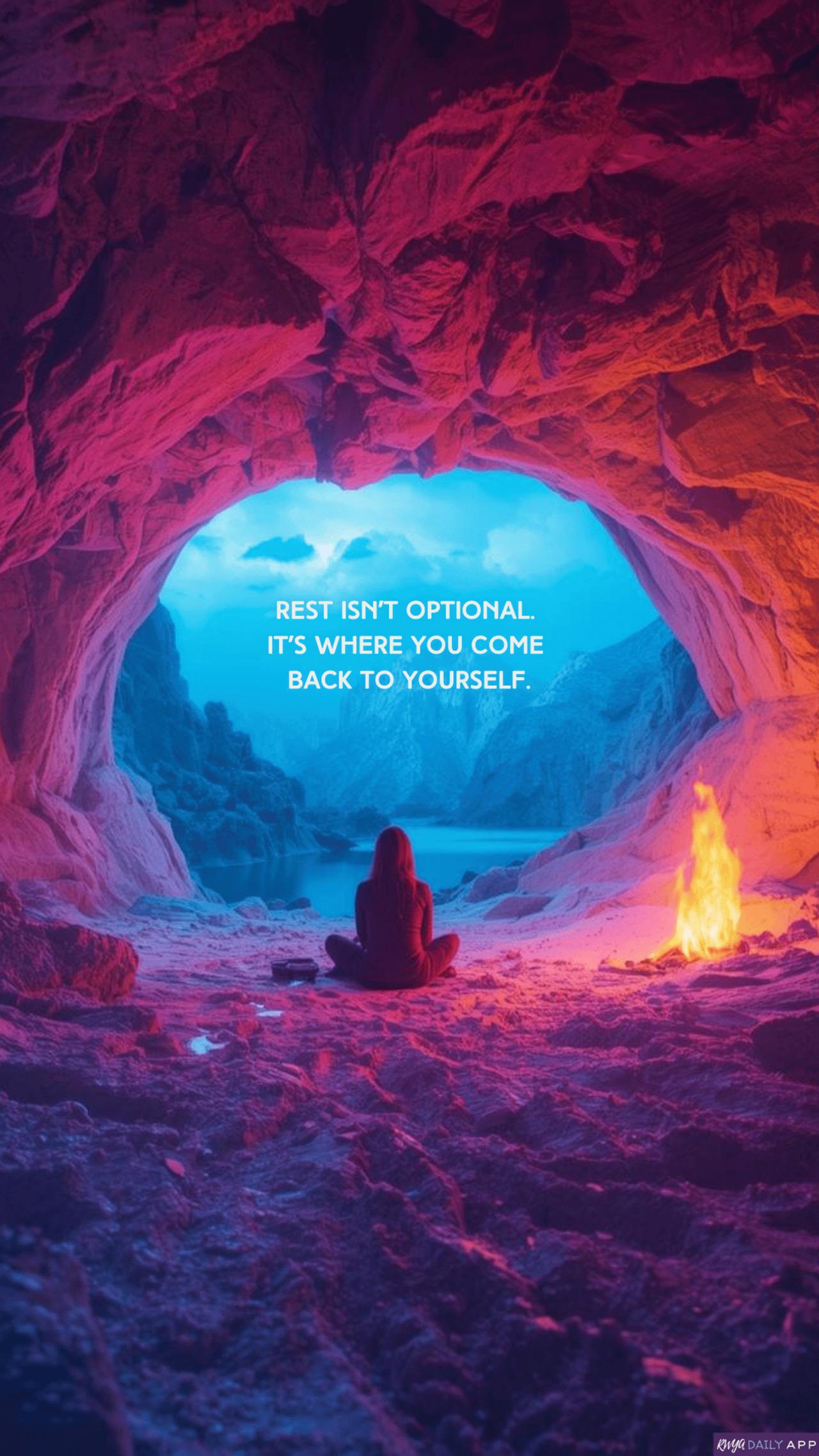 WALLPAPER Rest isn’t optional. It’s where you come back to yourself.