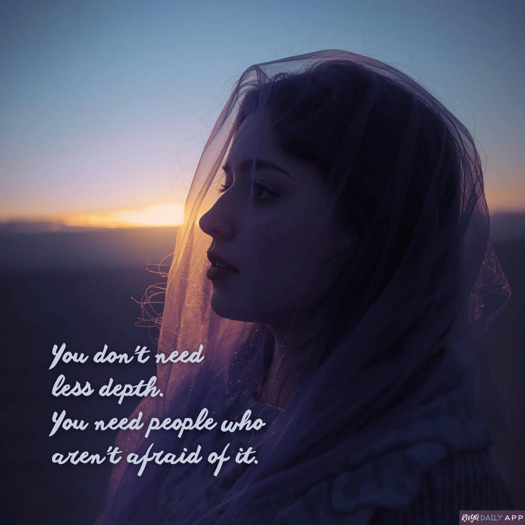 You don’t need less depth. You need people who aren’t afraid of it.