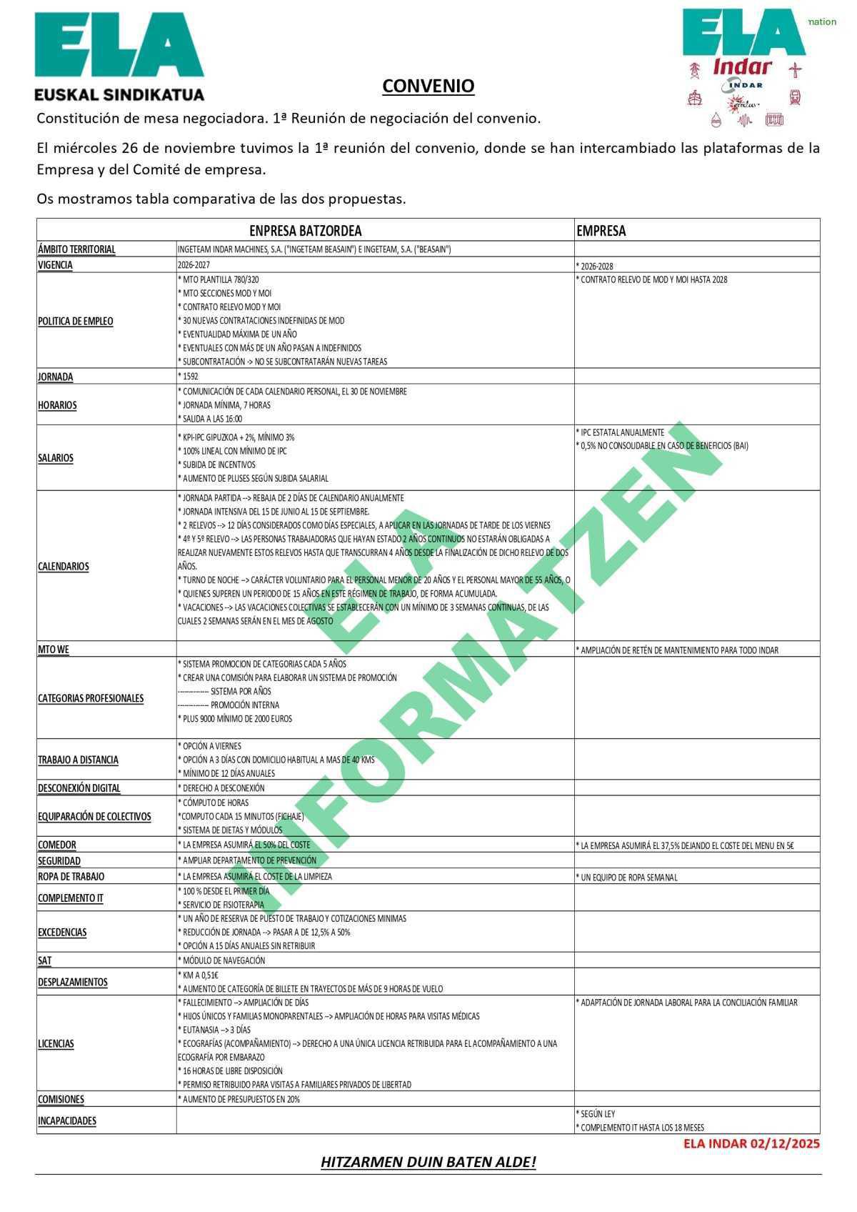 MAHI OSAKETA 1 BILERA - COMPOSICION DE MESA 1 REUNION