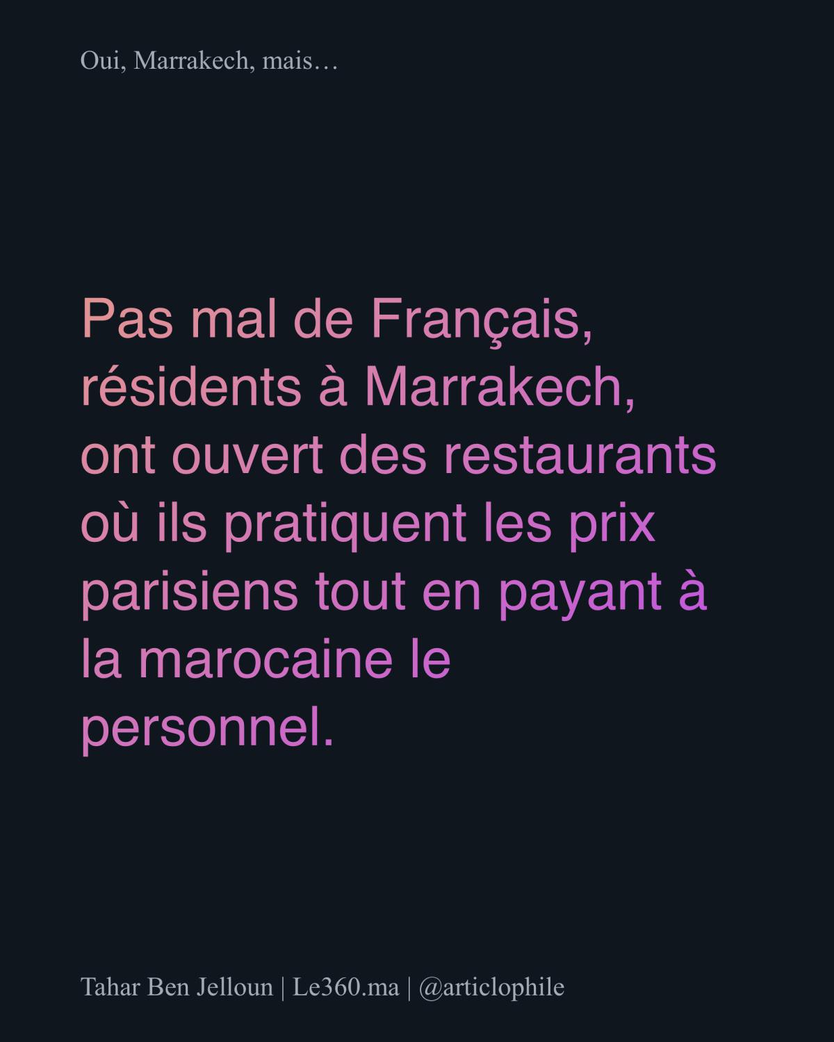 "Tahar Benjelloun sur Marrakech: Un appel urgent pour préserver son charme "Tahar Benjelloun sur Marrakech: Un appel urgent pour préserver son charme