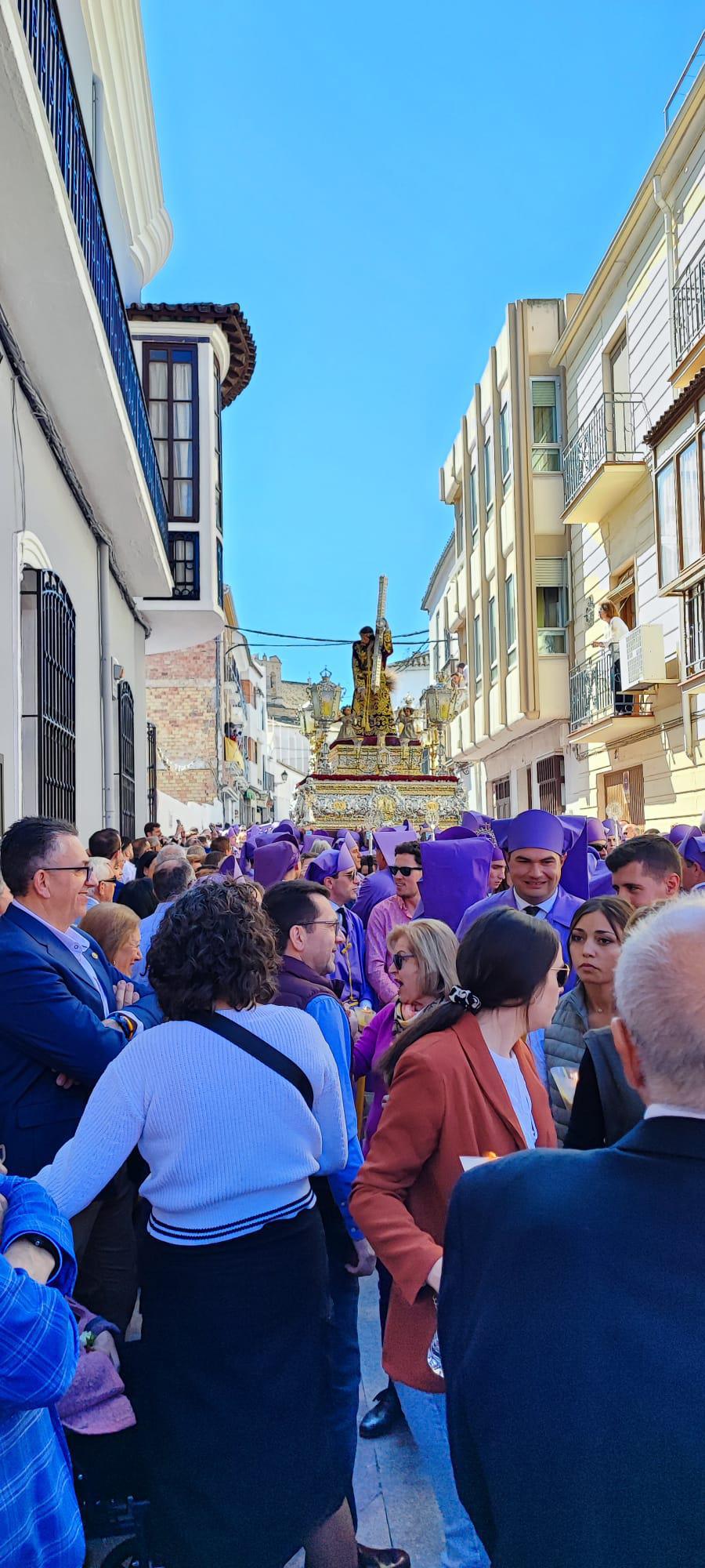 Viernes Santo, procession émouvante à Lucena 