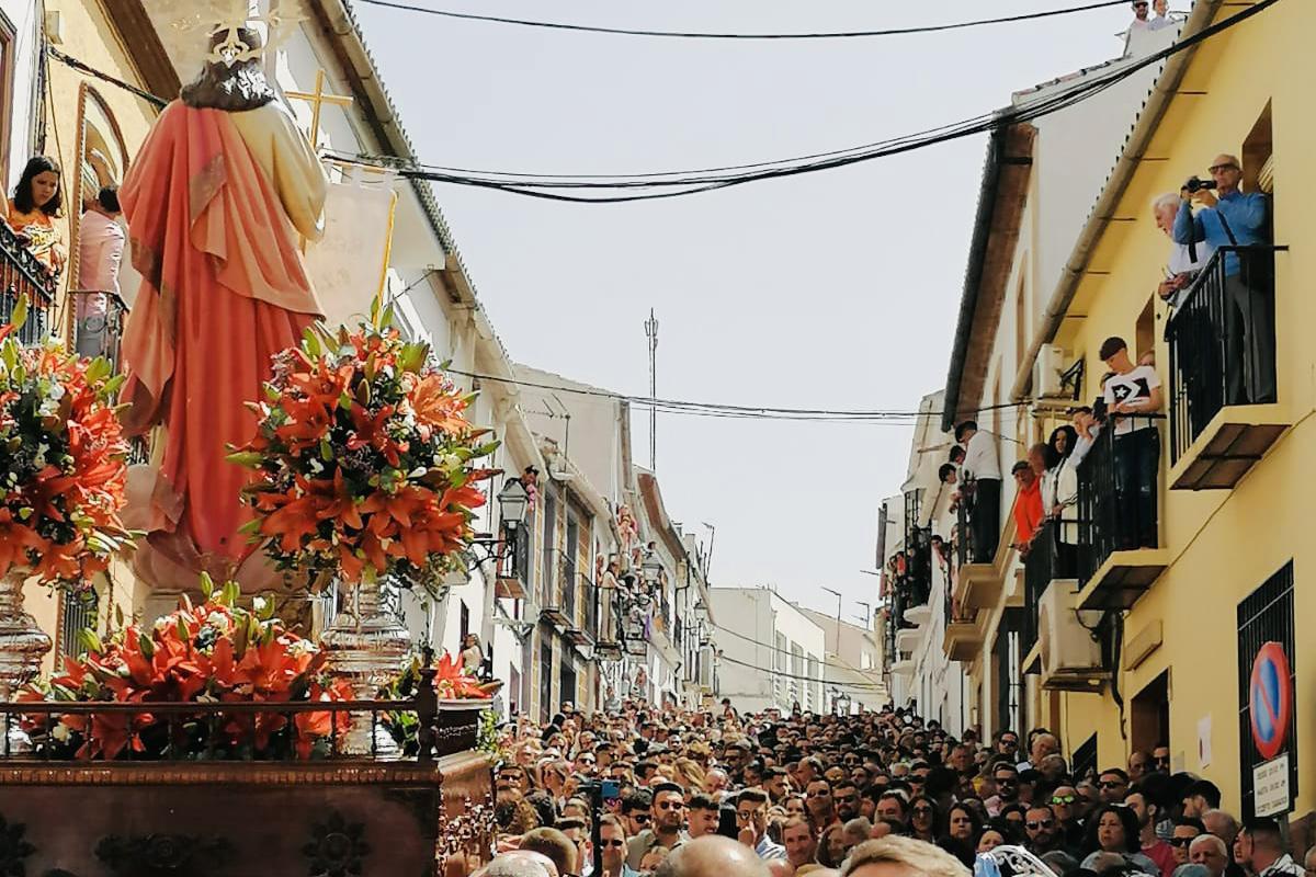 Judas en feu et en flammes au village El Burgo