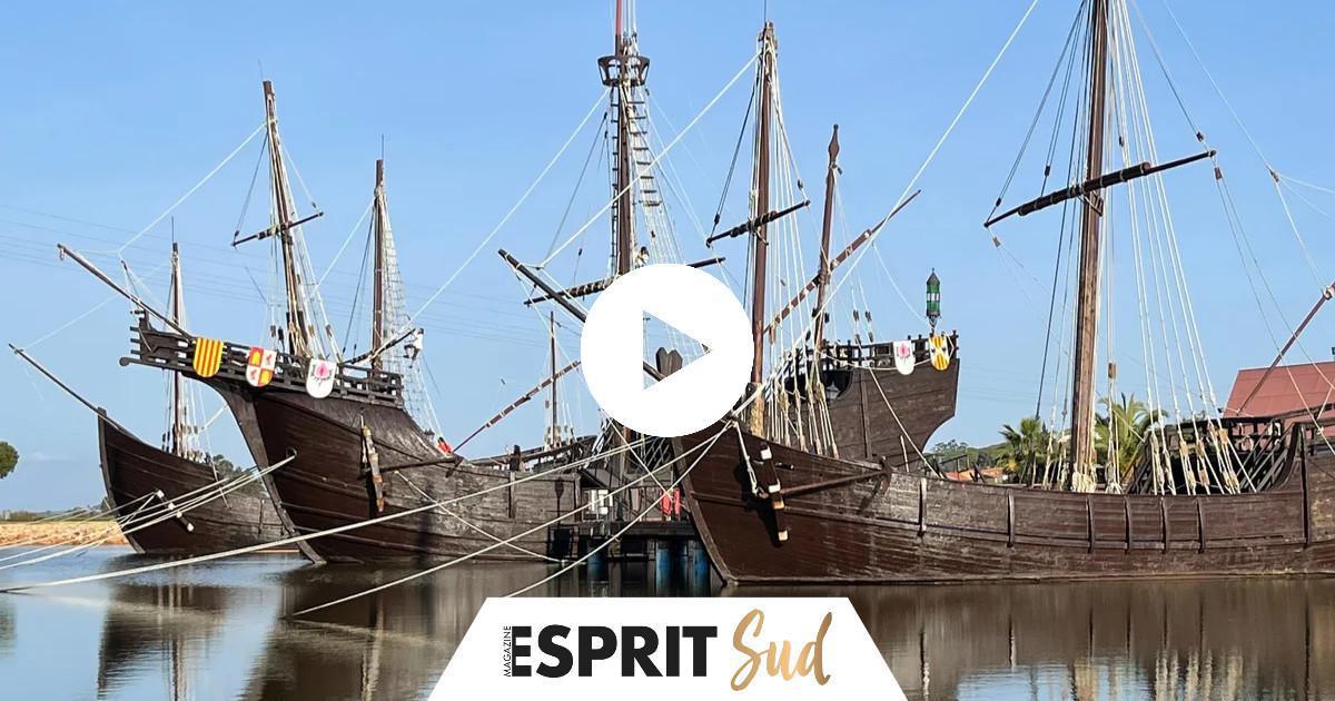 Le jour de fête nationale à bord de La Pinta, La Niña et La Santa Maria à Huelva ! Le jour de fête nationale à bord de La Pinta, La Niña et La Santa Maria à Huelva !