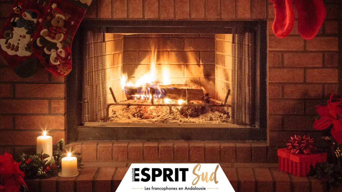 Même en Andalousie, un bon feu dans la cheminée fait partie des petits bonheurs à Noël! 